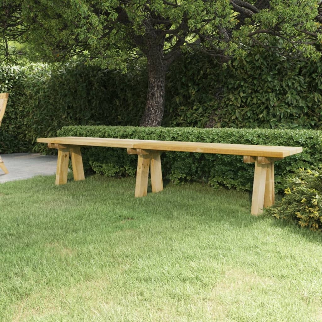 Banc de jardin en bois — vue 5
