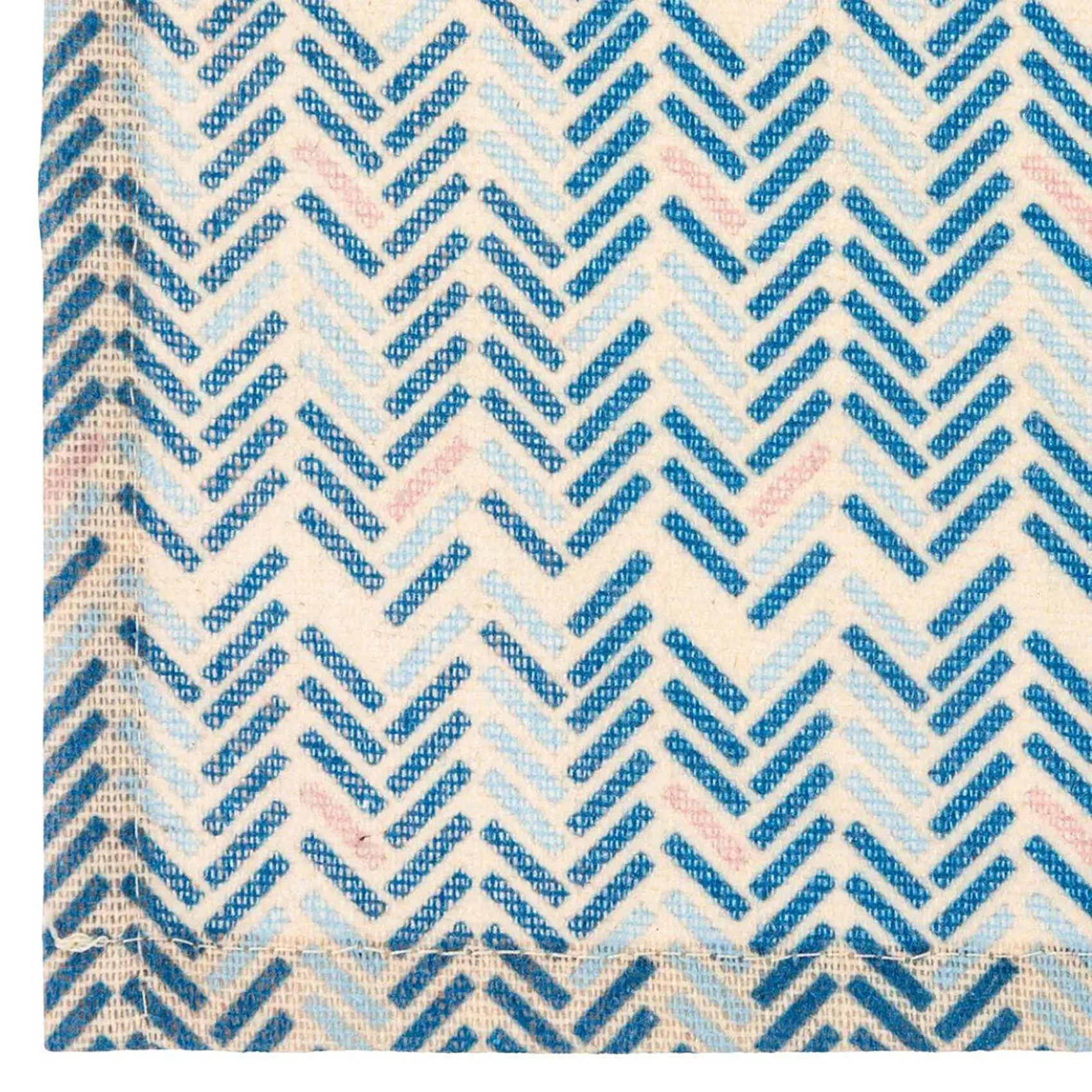 Set de table en polycoton à motif chevrons — vue 3