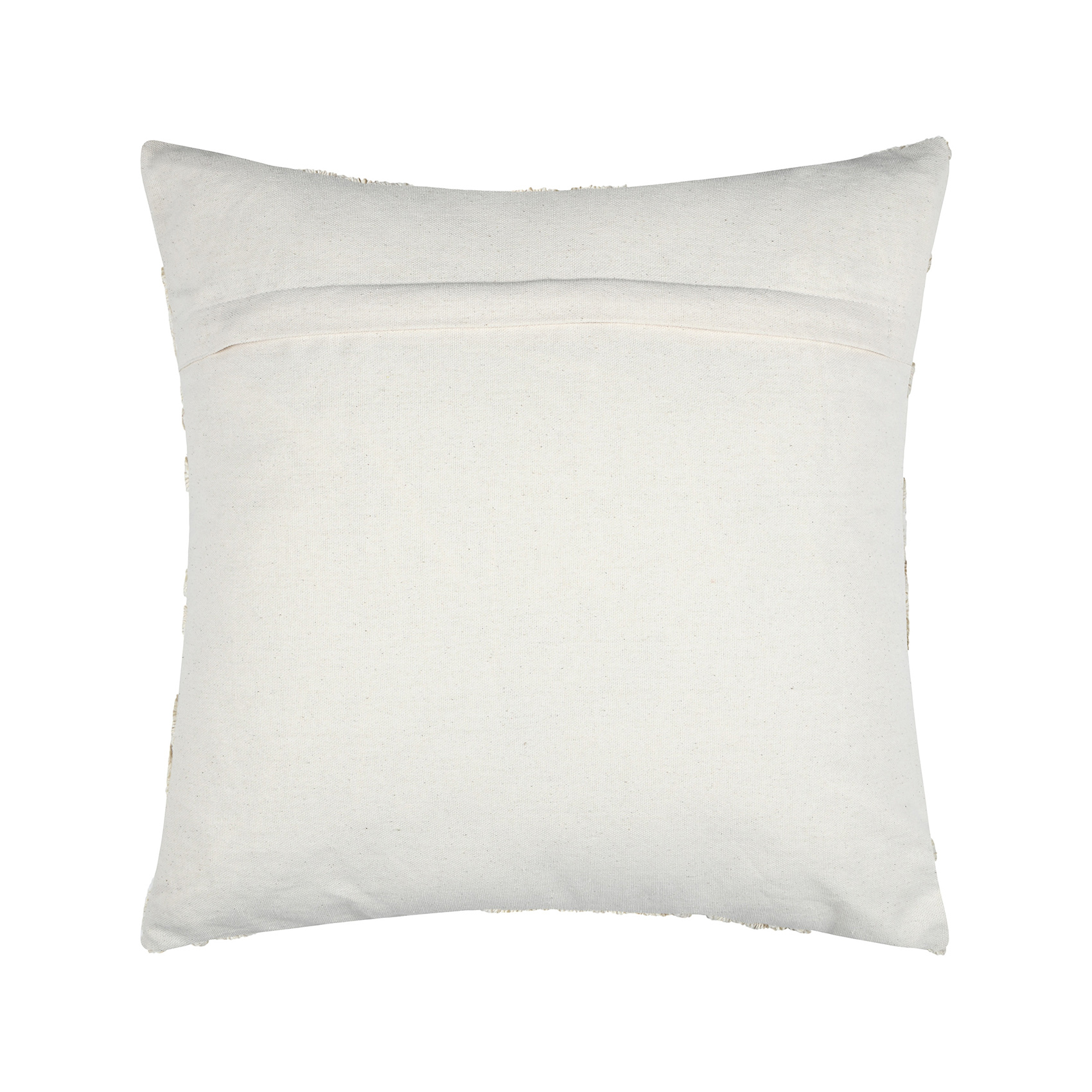 Coussin carré effet matière brodé de feuilles — vue 5