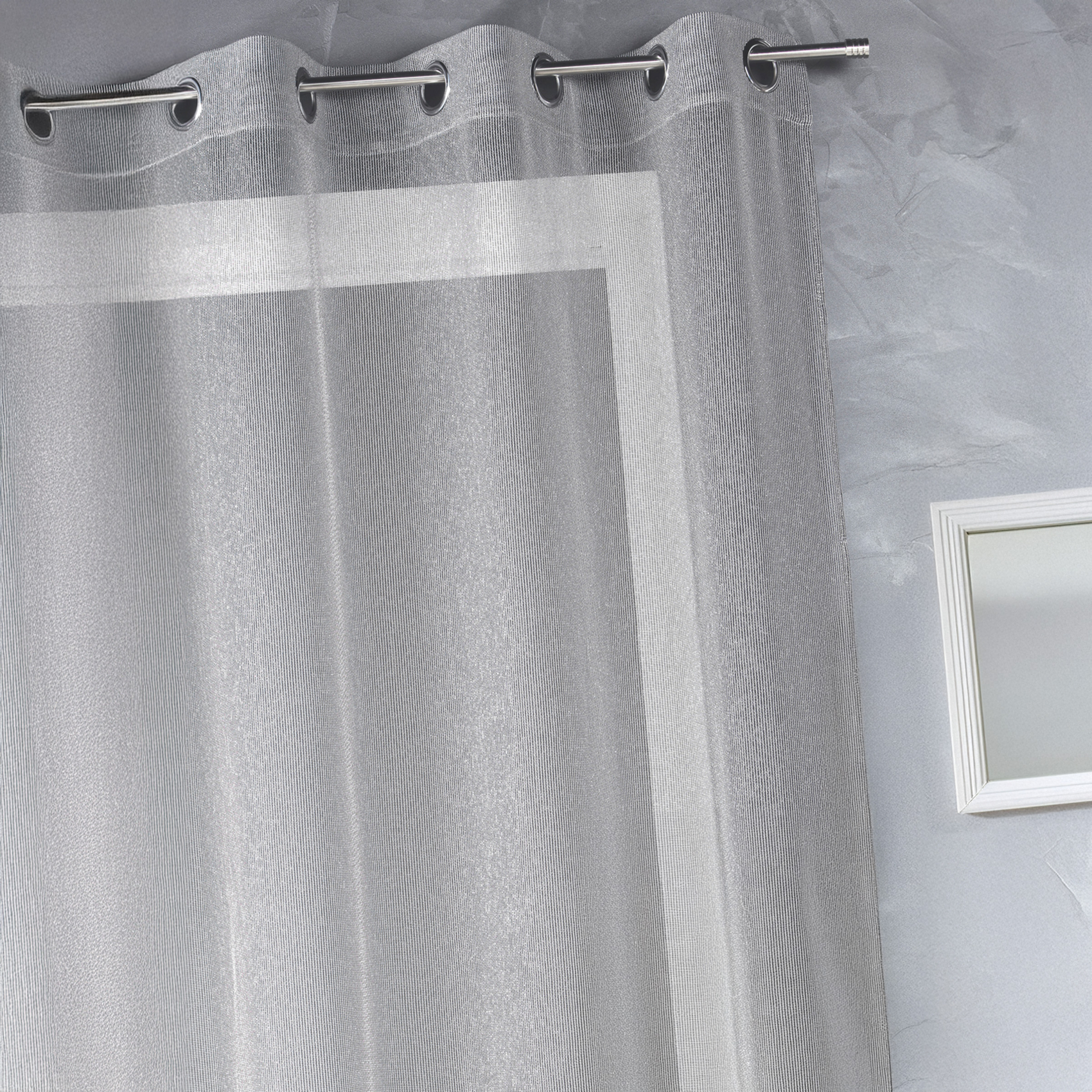 Voilage en organza fantaisie uni