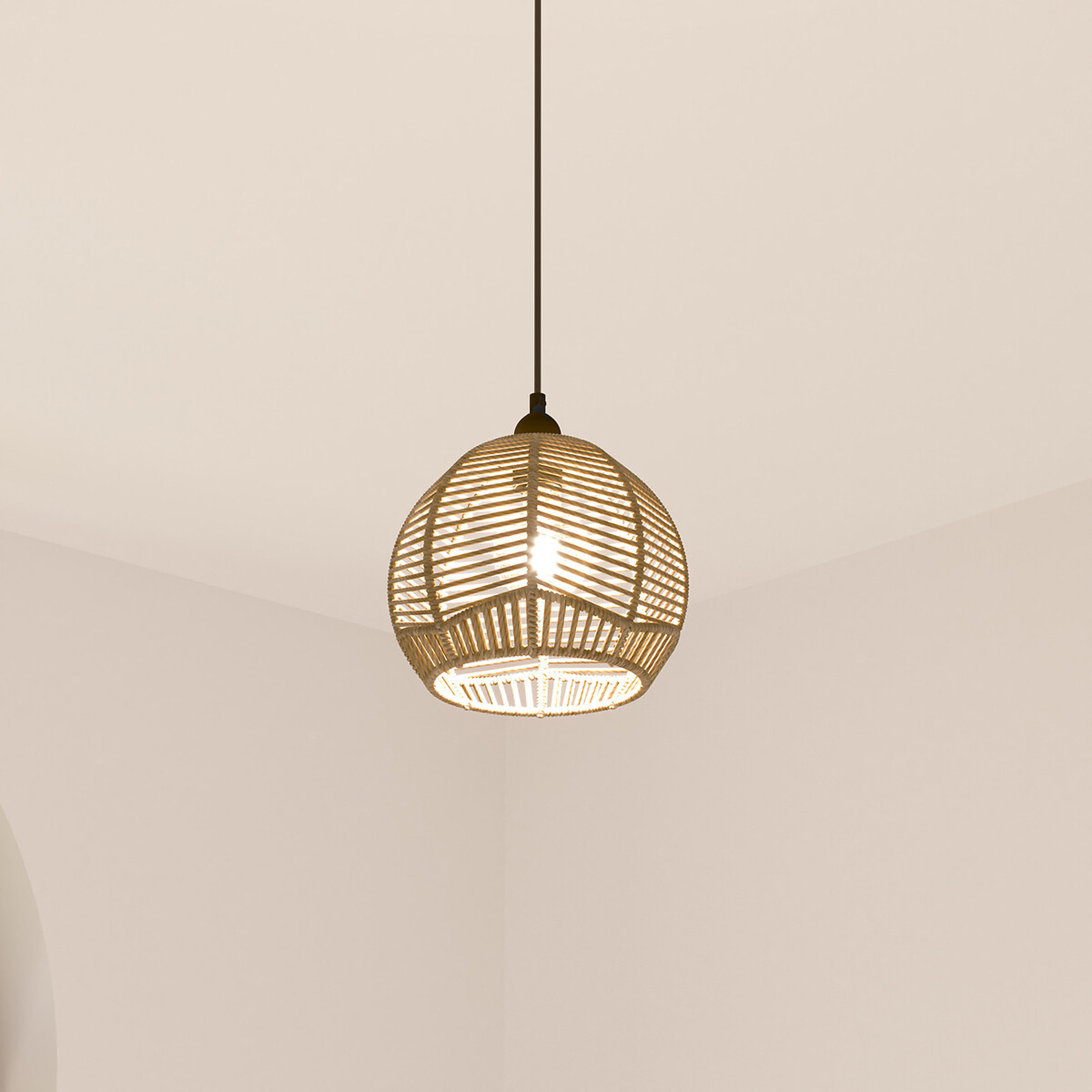 Suspension en corde naturelle — vue 4