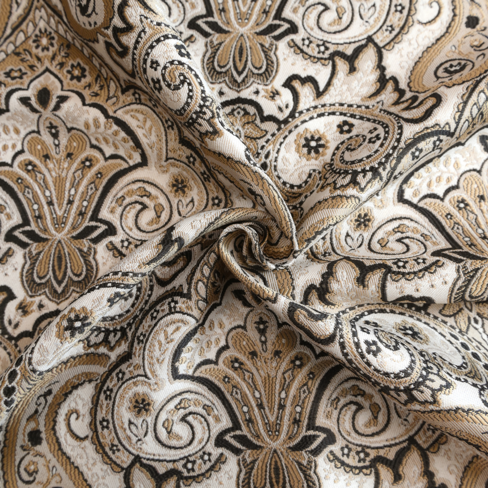 Tissu d’ameublement jacquard à motif cachemire et perse — vue 3