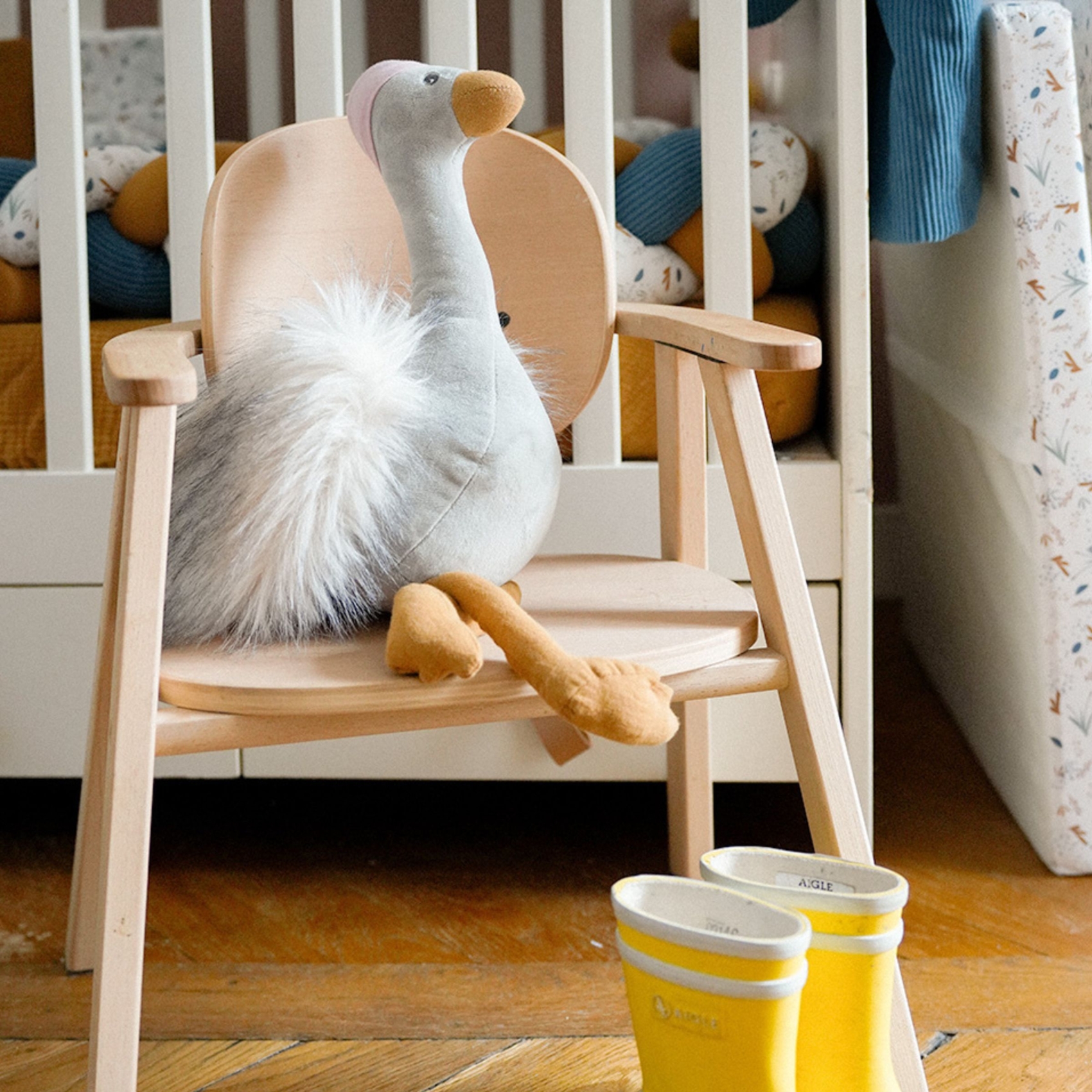 Peluche Zélie l'oie cendrée — vue 4