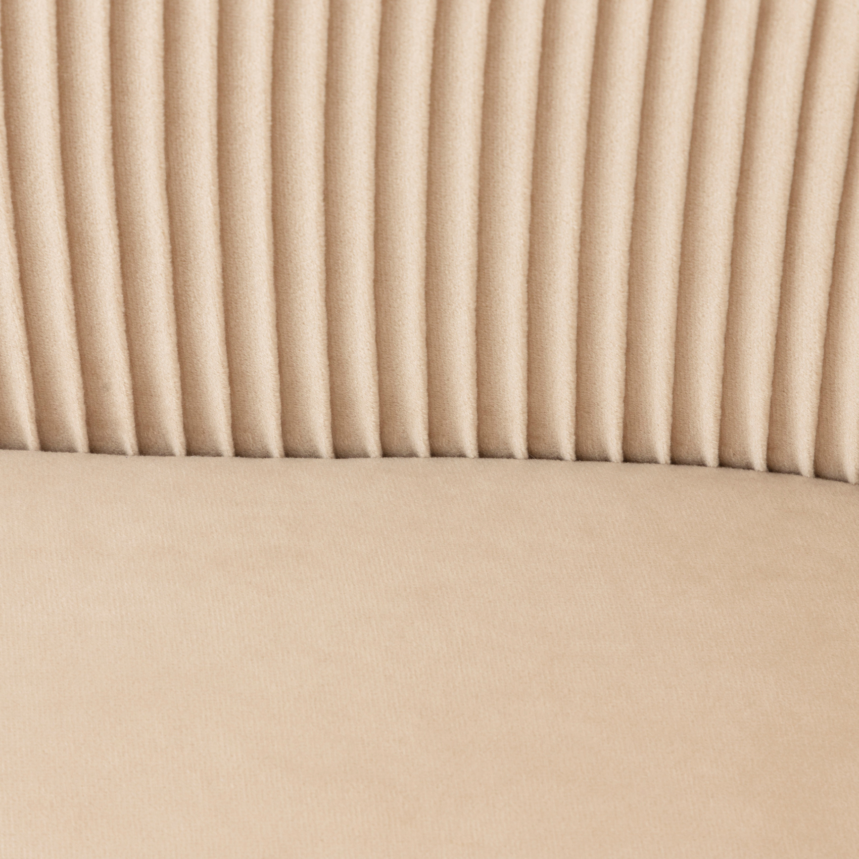Fauteuil en velours côtelé avec dossier enveloppant — vue 3