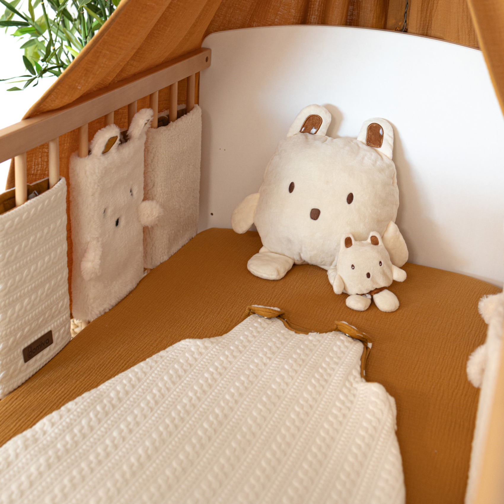 Gigoteuse bébé sans manches en jersey de coton — vue 4