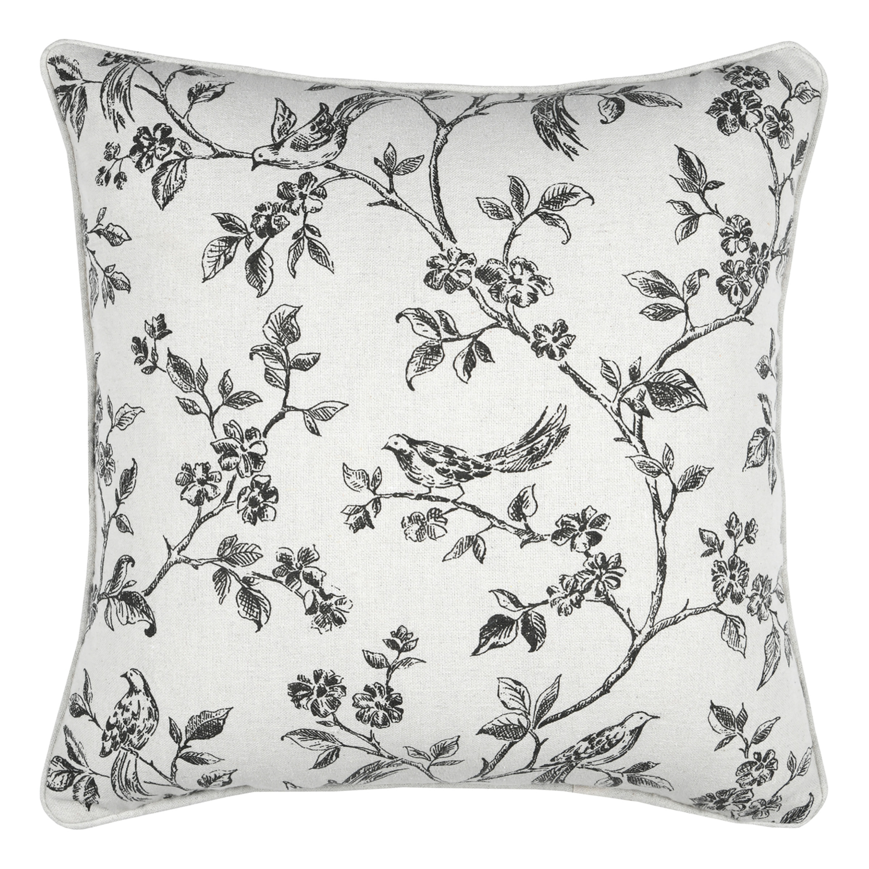 Coussin décoratif imprimé floral