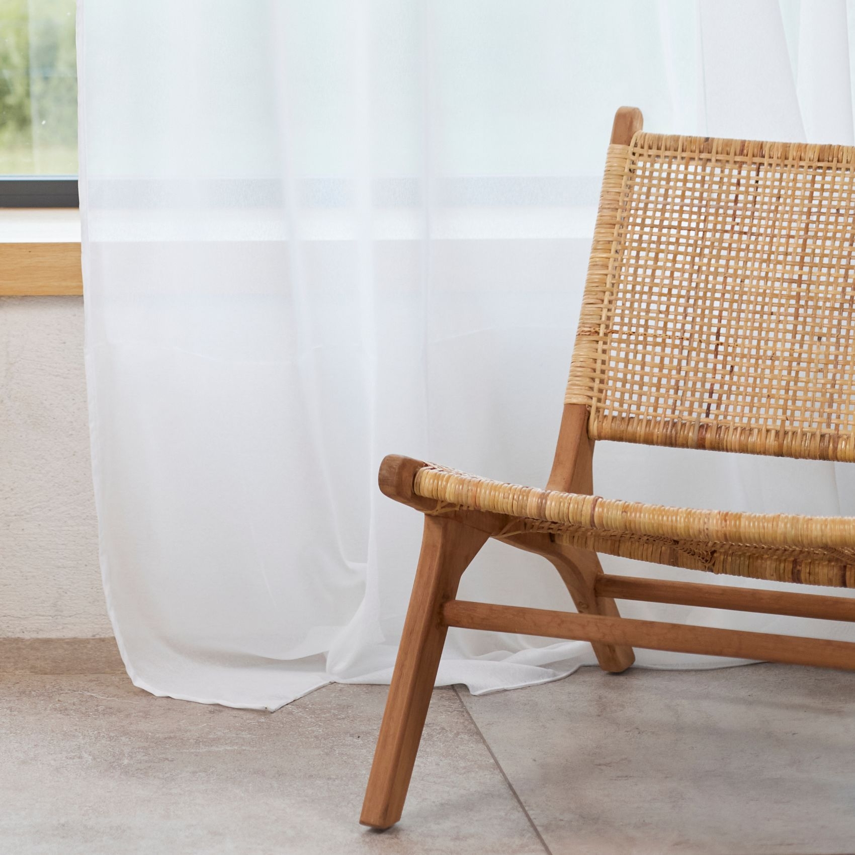 Rideau voilage 100% lin fluide — vue 4