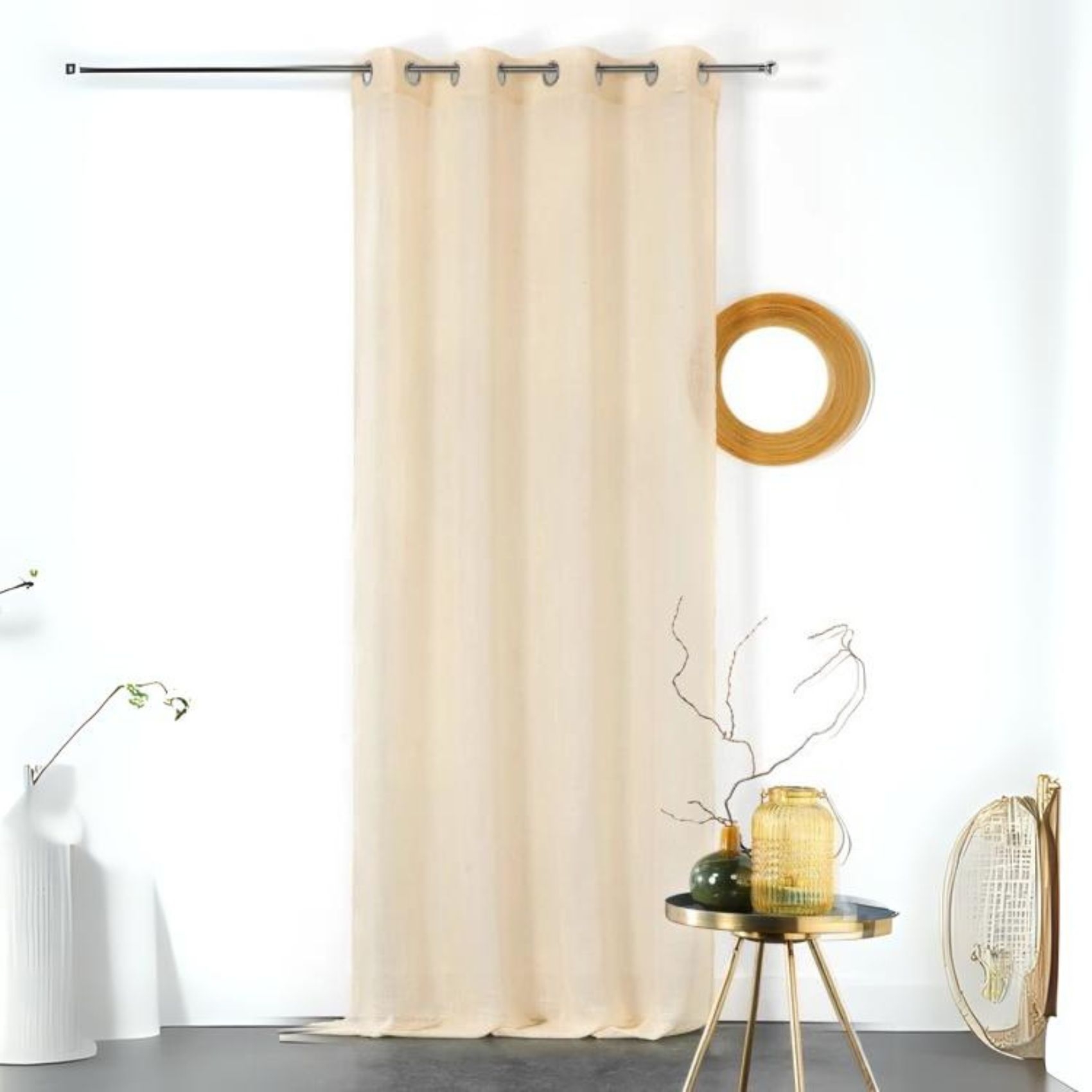 Voilage uni et tamisant Julie — vue 5