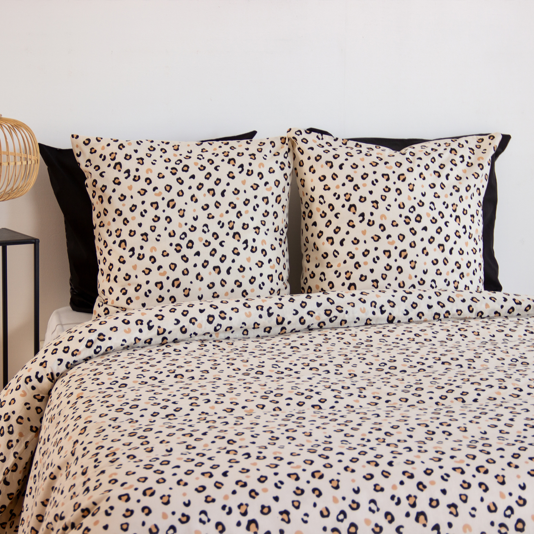 Parure de lit 3 pièces léopard coton housse + taies — vue 4