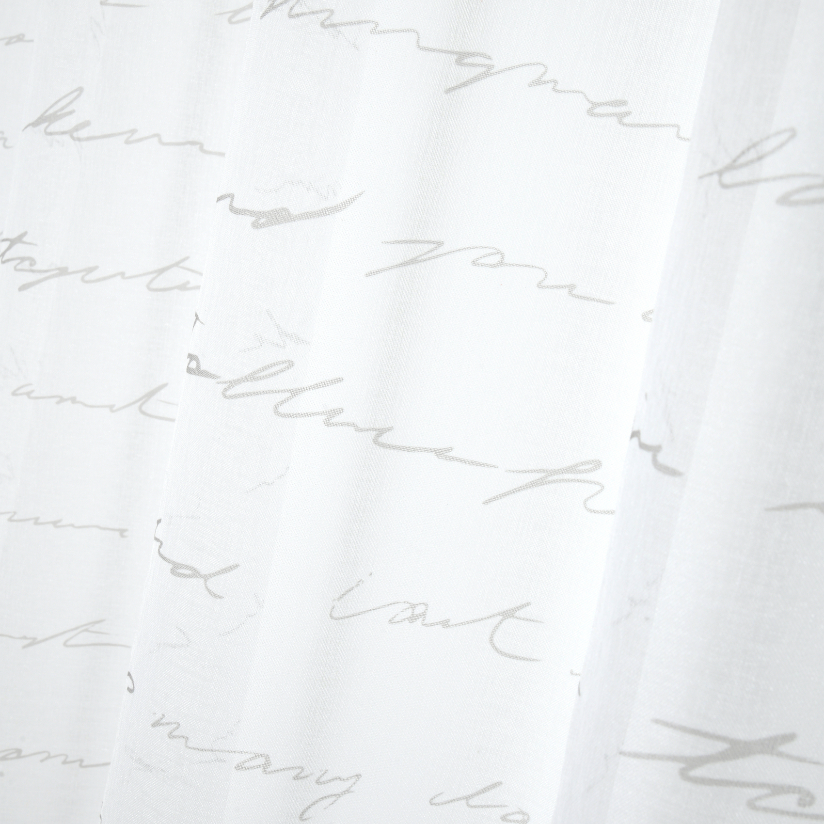 Voilage à oeillets imprimé texte — vue 3