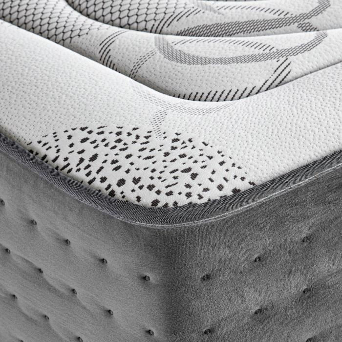 Matelas ressorts ensachés de 26 cm à mémoire de forme - Soutien ferme — vue 4