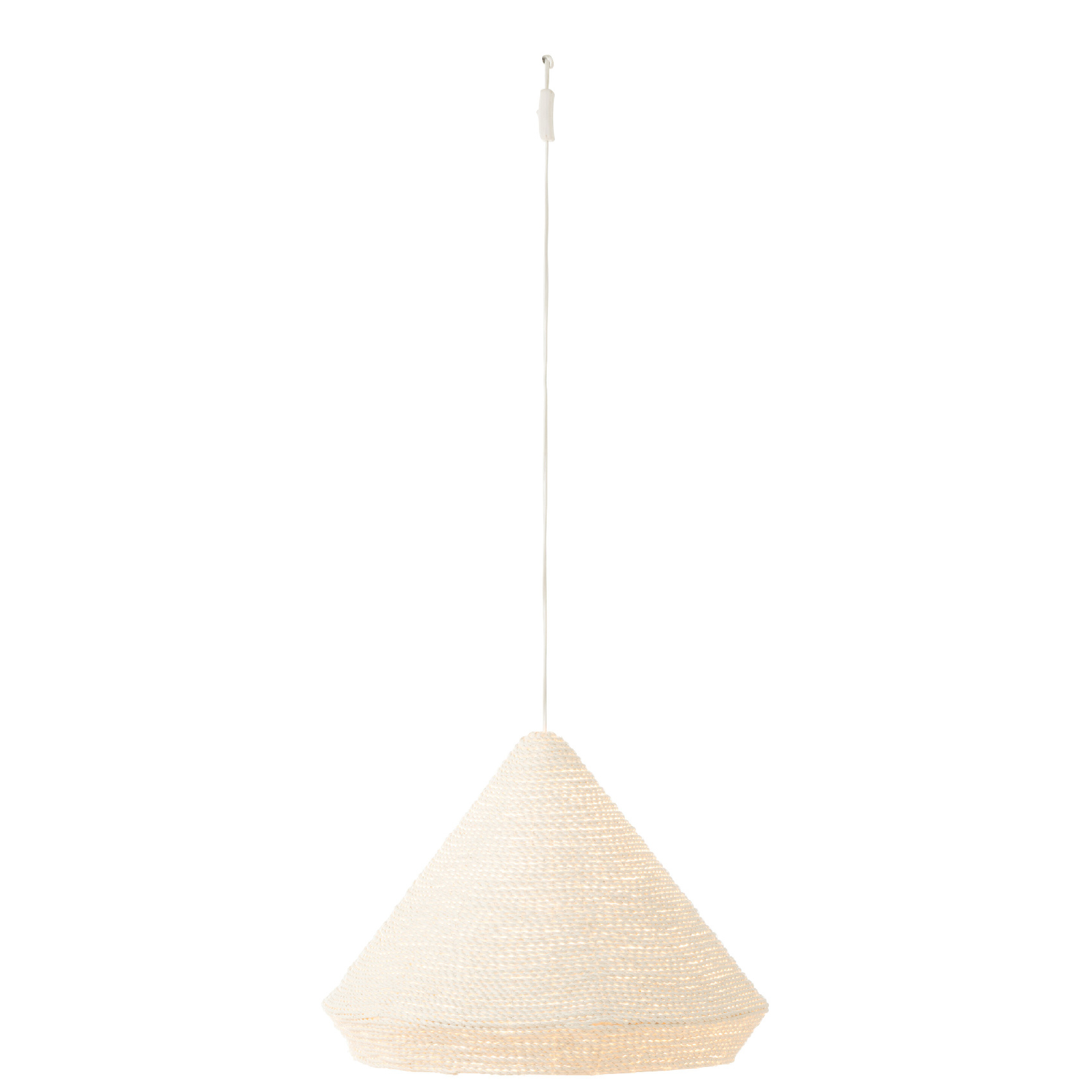 Suspension cône en raphia — vue 4
