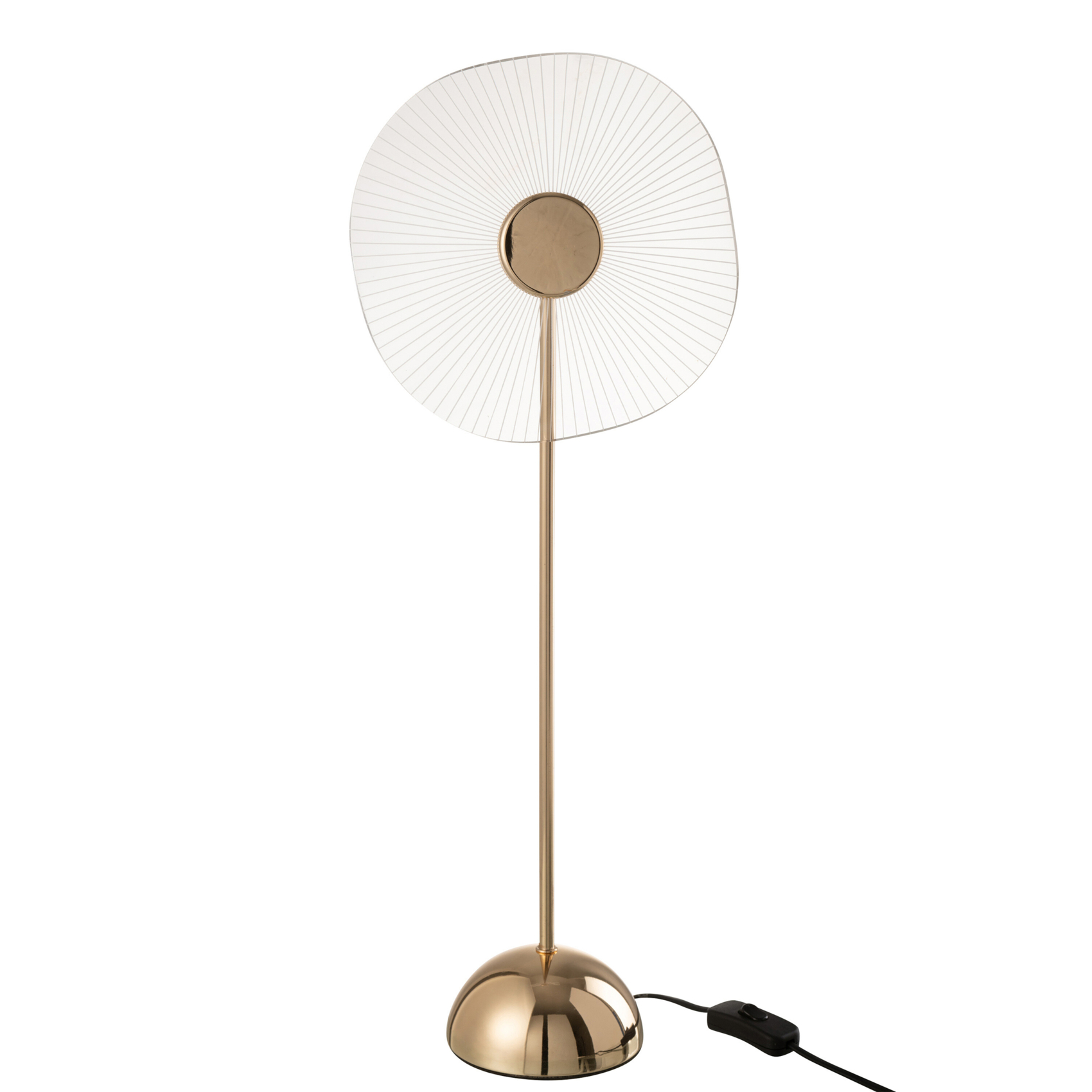 Lampe de table LED en métal effet fleur — vue 4