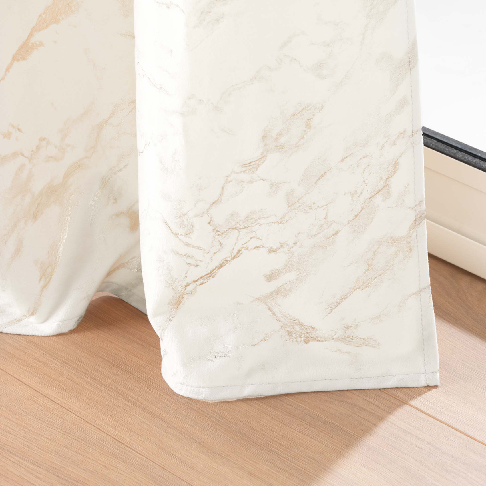 Rideau velours effet marbre — vue 4
