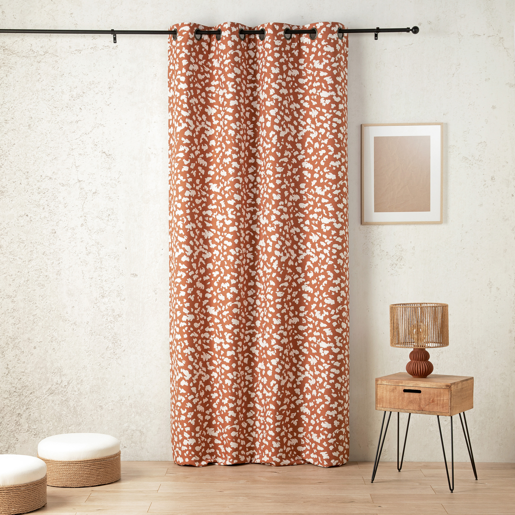 Tissu thermique et phonique obscurcissant jacquard face polaire — vue 5