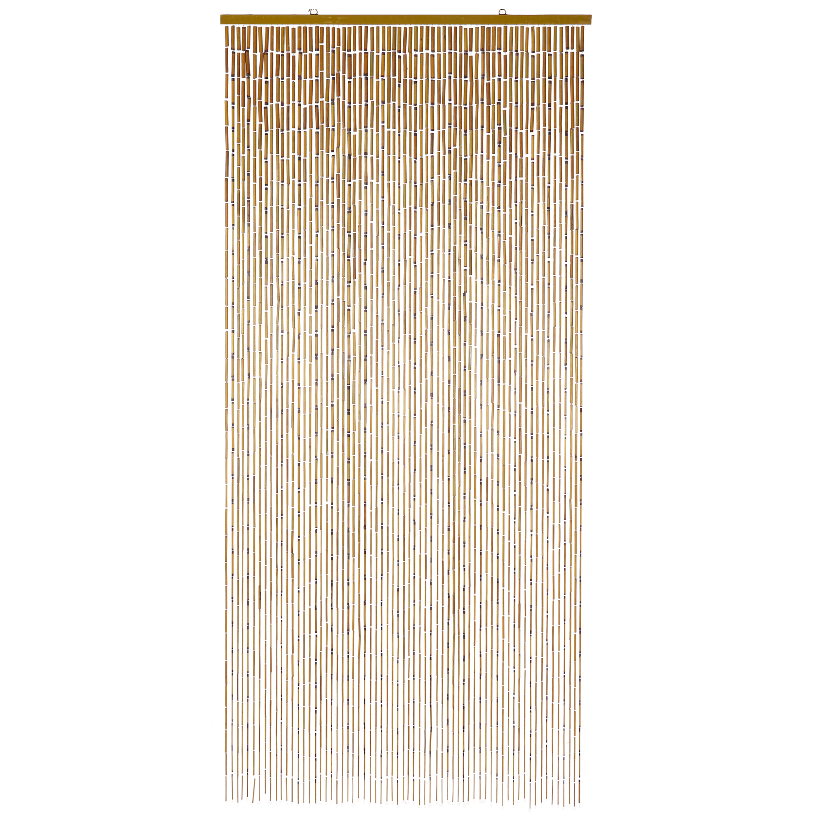 Rideau de porte en bambou avec bâtonnets naturels