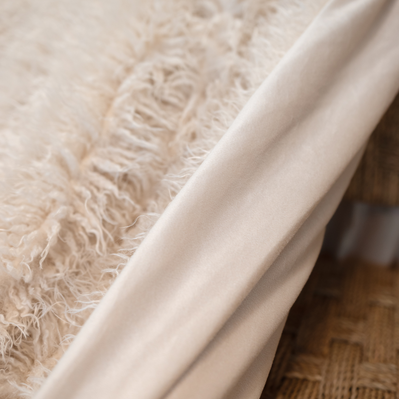 Plaid imitation fourrure à poil long — vue 3