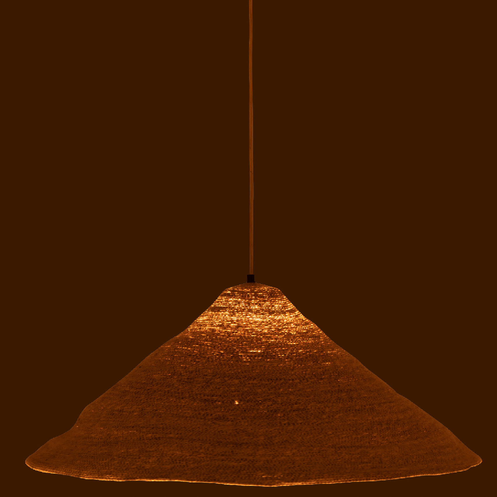 Suspension chapeau en jonc — vue 5