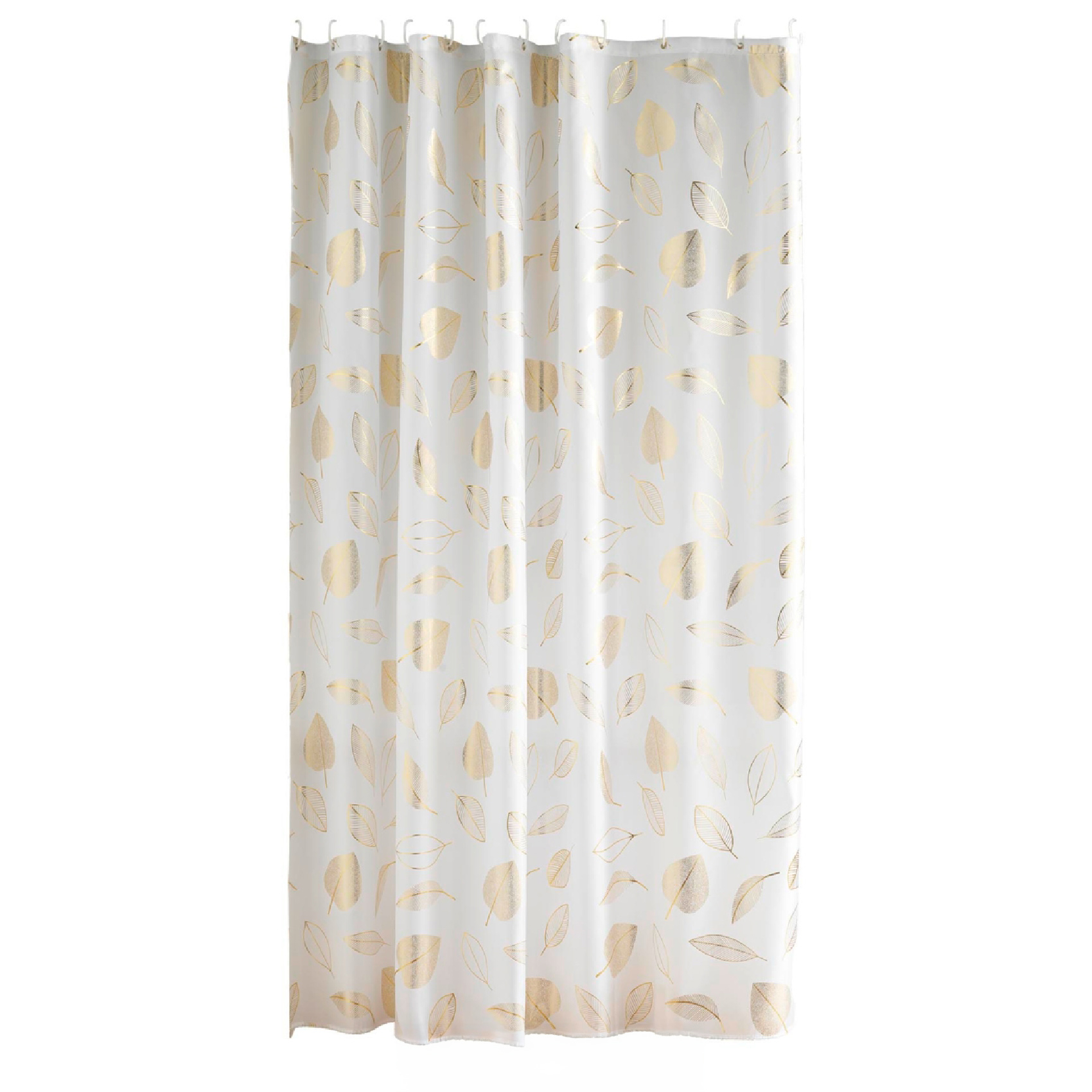 Rideau de Douche avec Crochets Joya Feuilles Dorées — vue 3