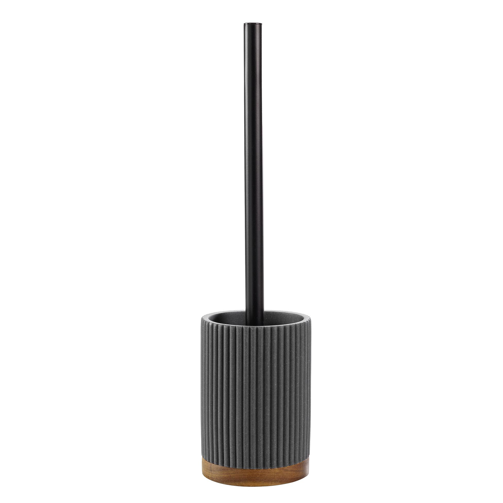 Brosse WC en acacia