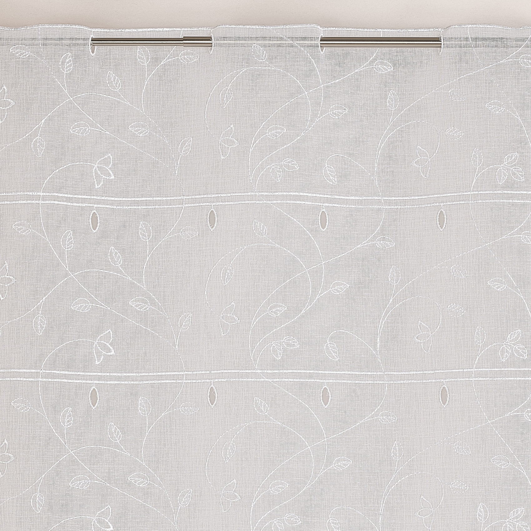 Modulable brodé à motif feuilles et fleurs — vue 4