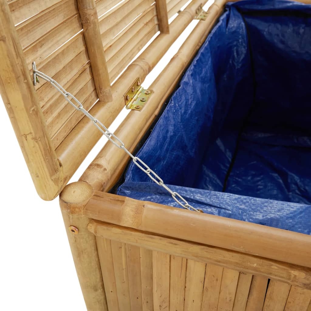Coffre de rangement de jardin en bambou — vue 3