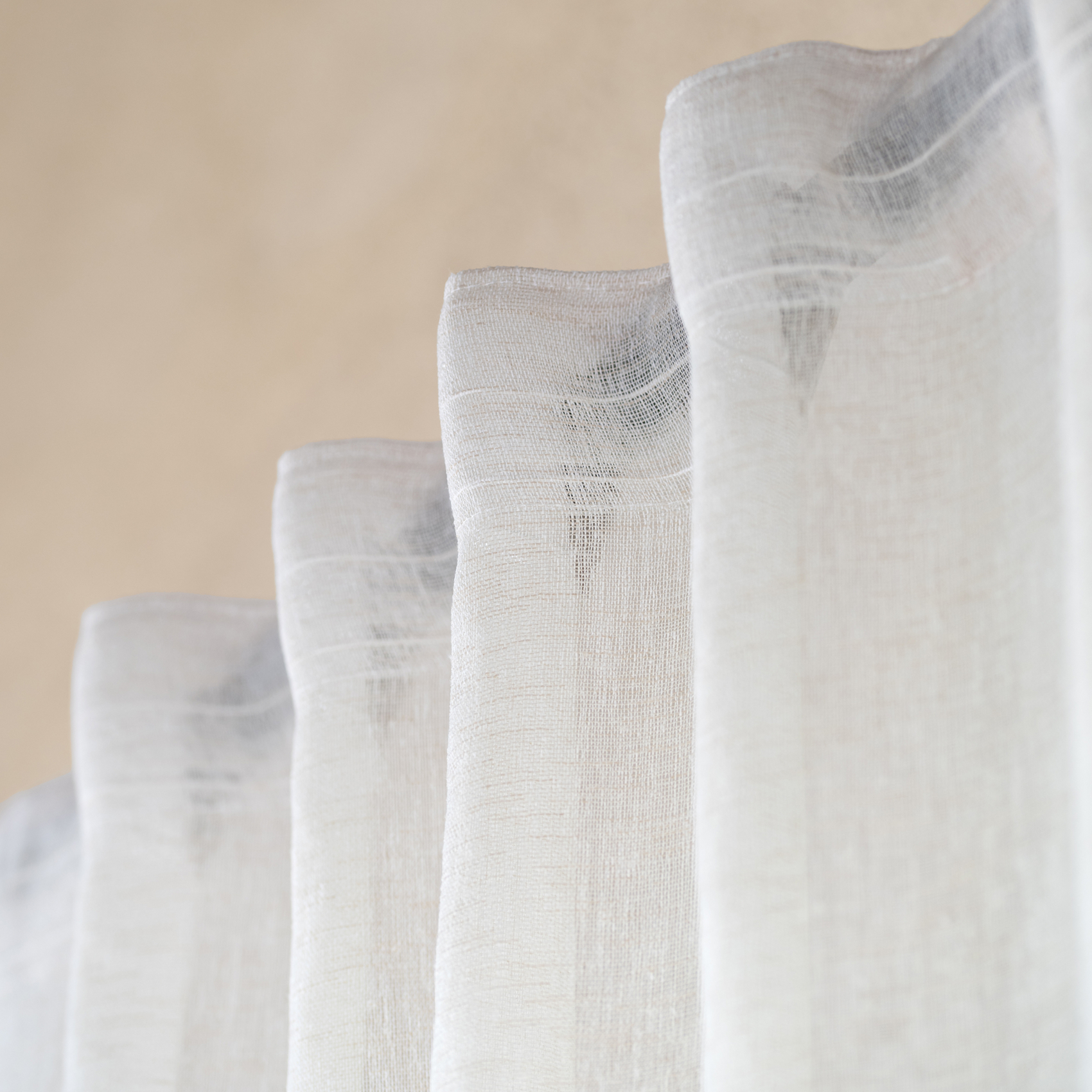 Voilage passants cachés effet lin — vue 5