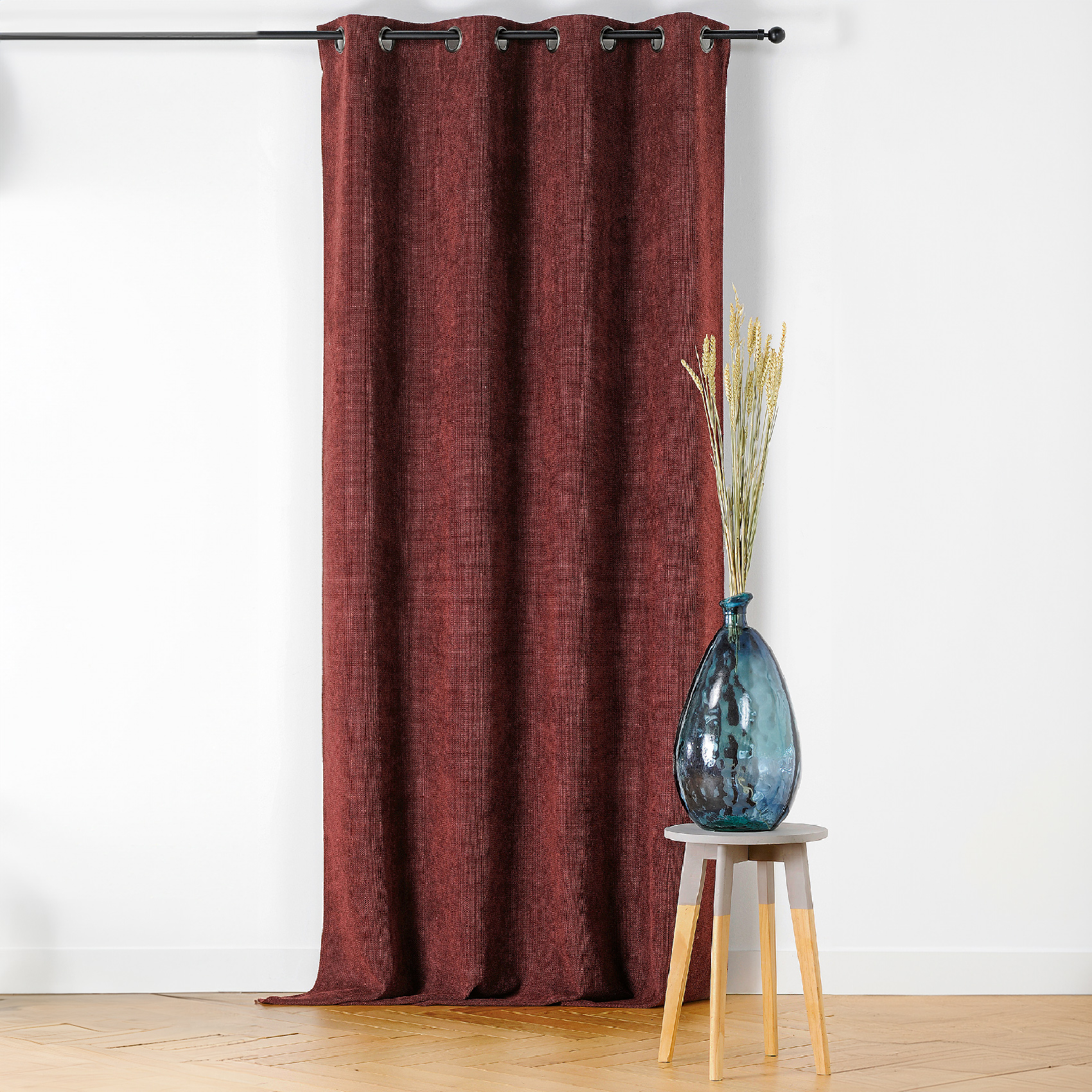 Rideau velours plat à oeillets — vue 5