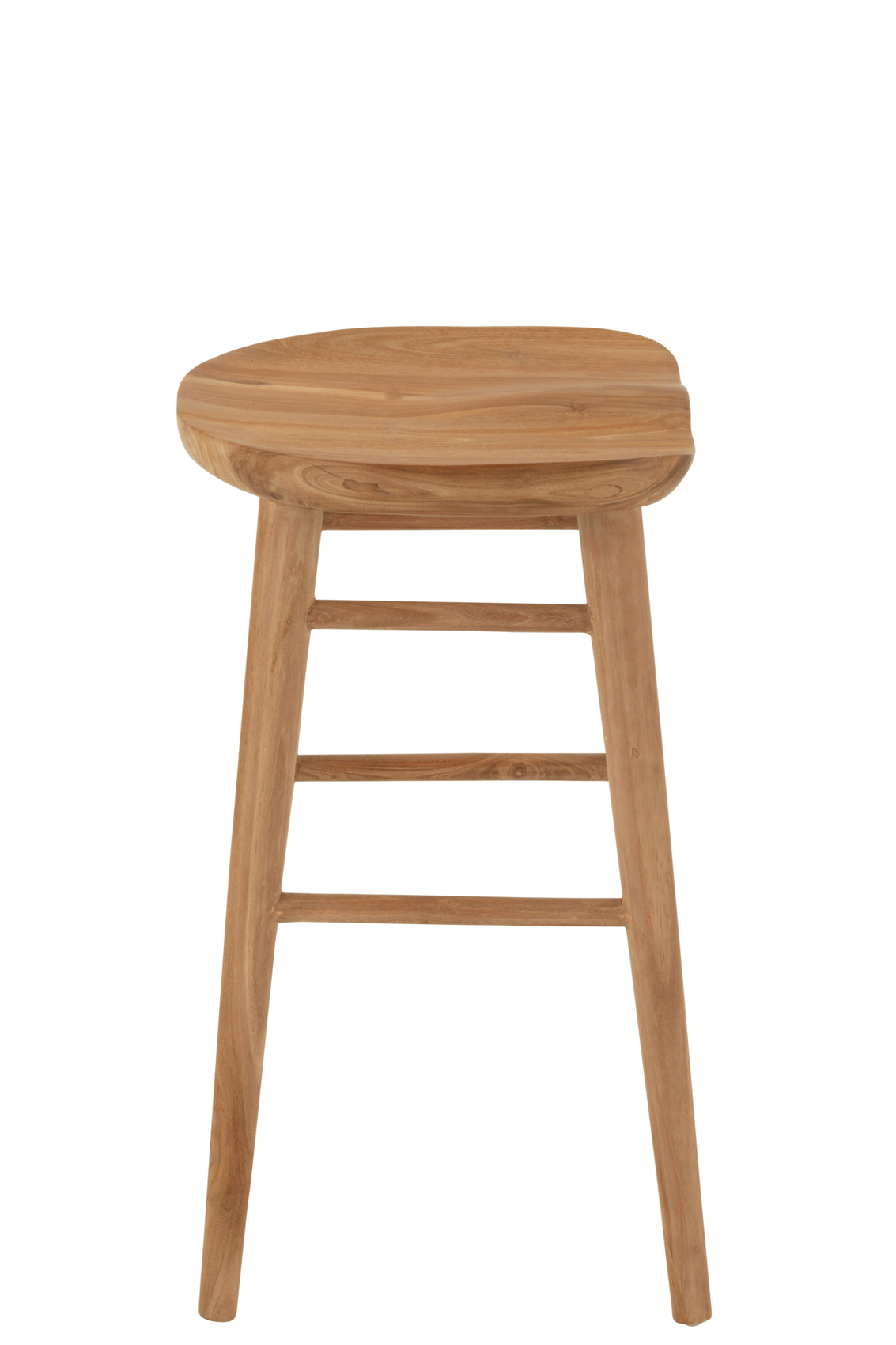 Tabouret de bar en teck design — vue 6