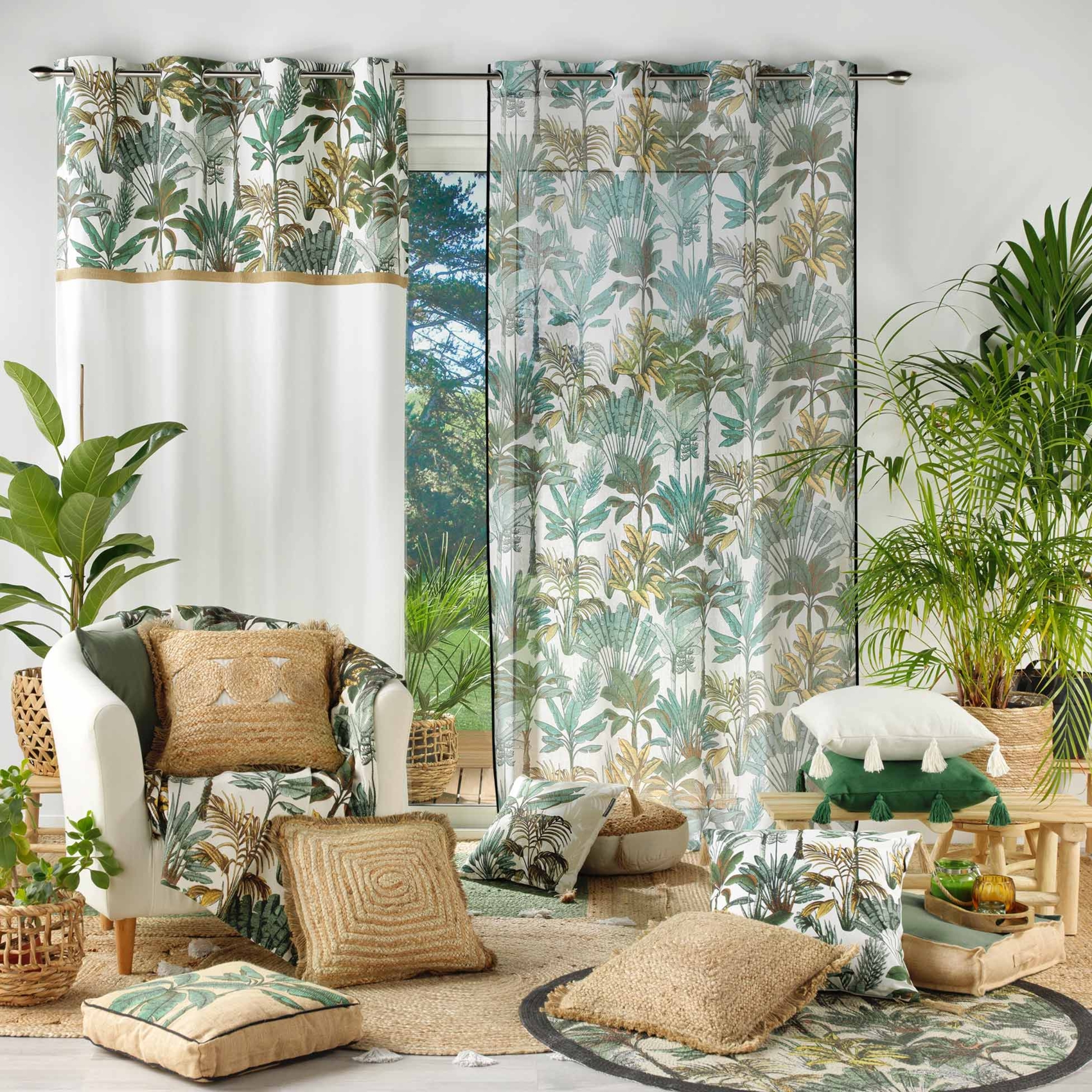 Coussin jungle déhoussable — vue 3