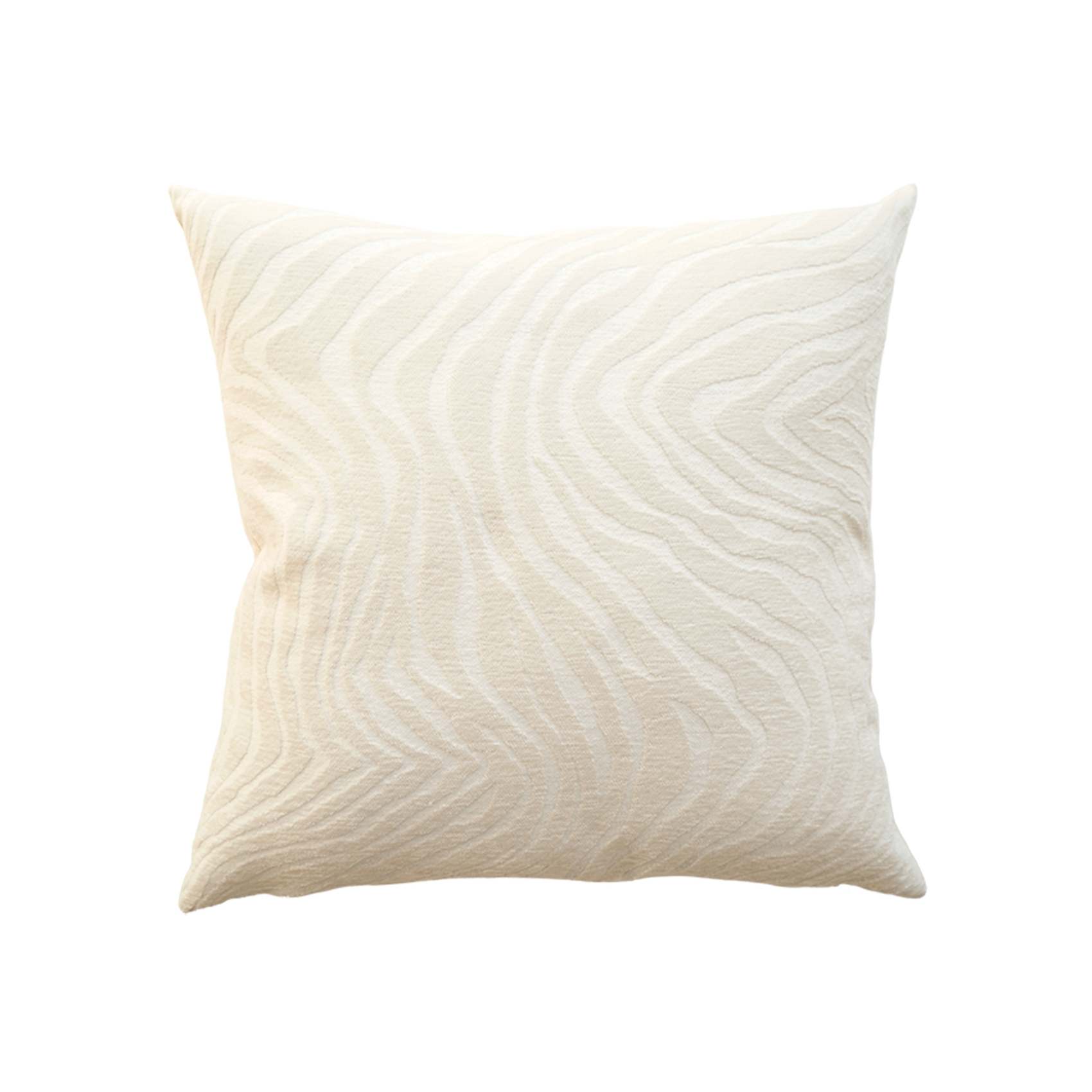Coussin décoratif carré en velours jacquard à motif zébré — vue 5