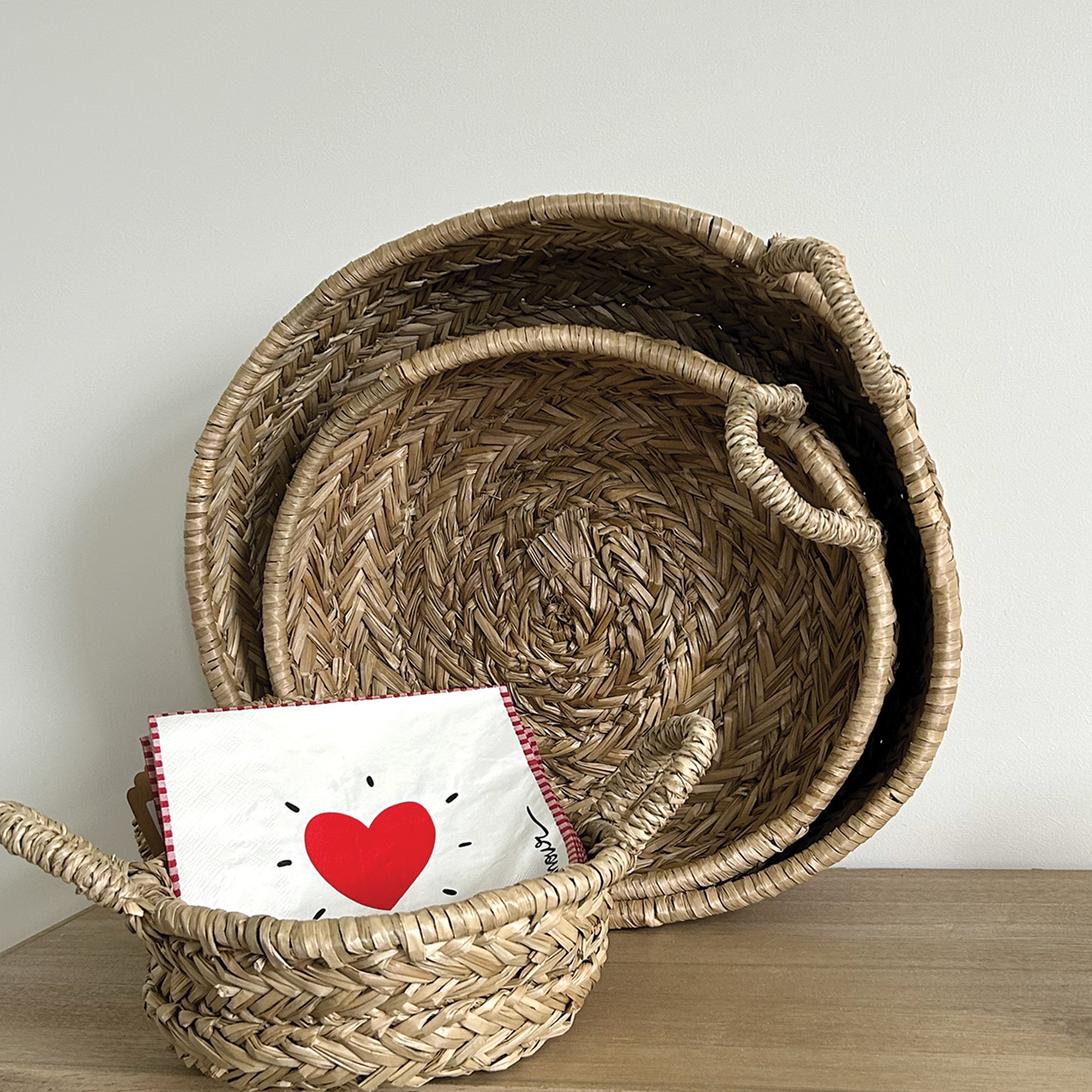 Lot de 20 serviettes papier cœur — vue 3