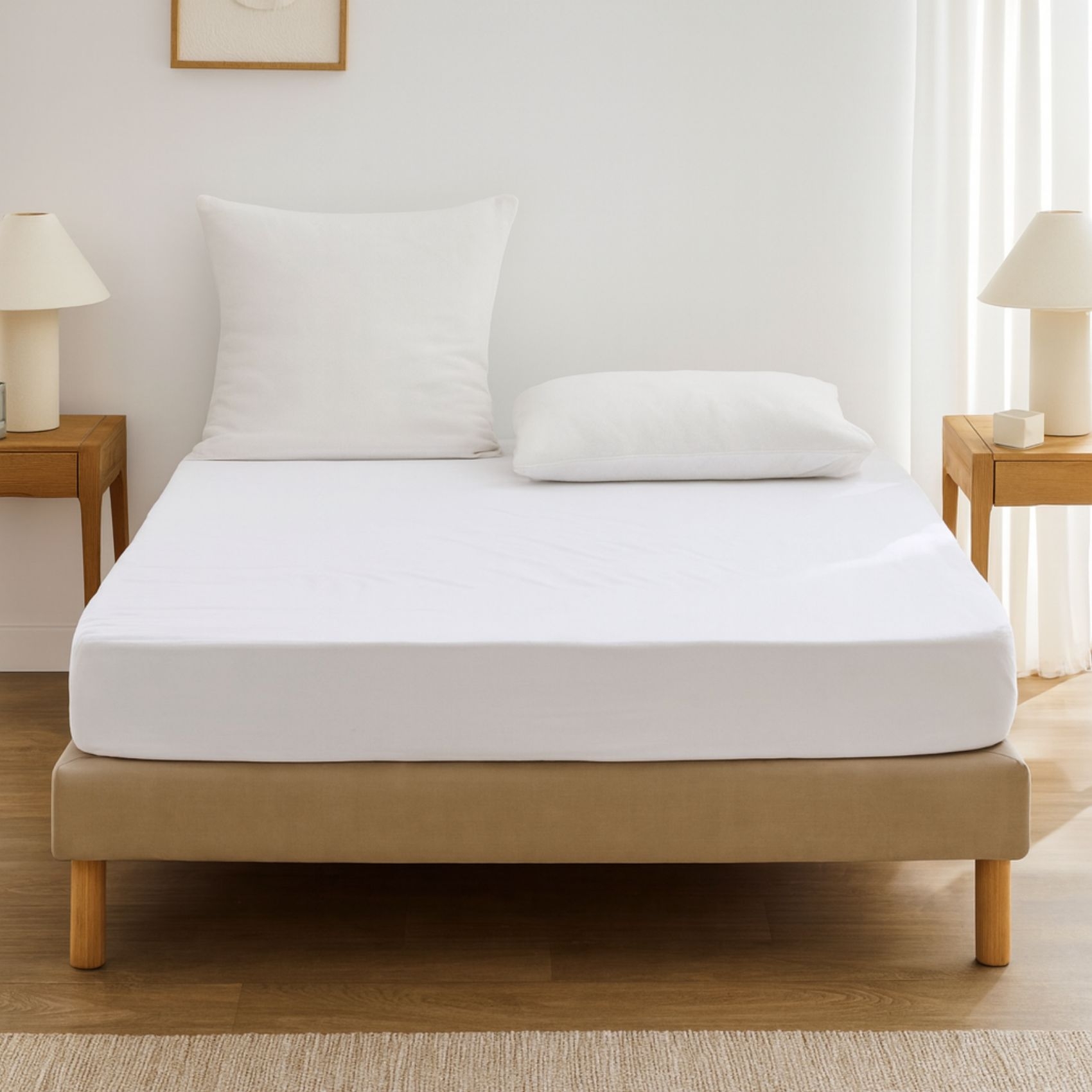 Protège matelas molleton 100% Coton Anti Acarien — vue 4