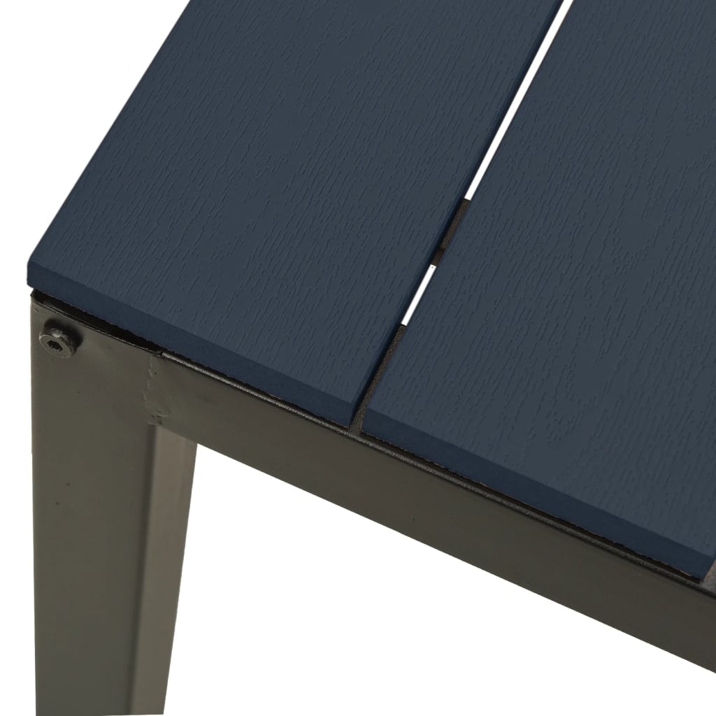Banc de jardin acier — vue 4