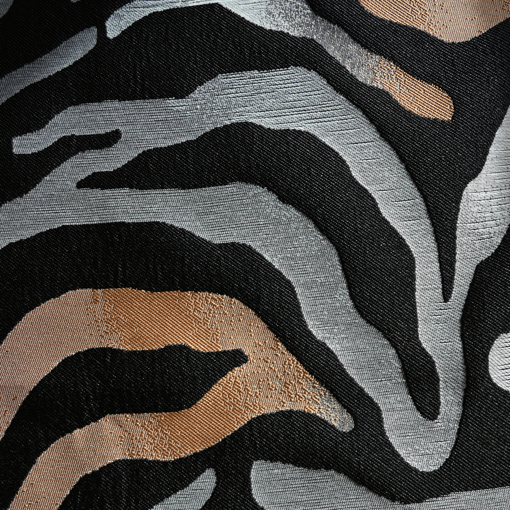 Tissu jacquard ameublement motif zèbre dégradé — vue 5