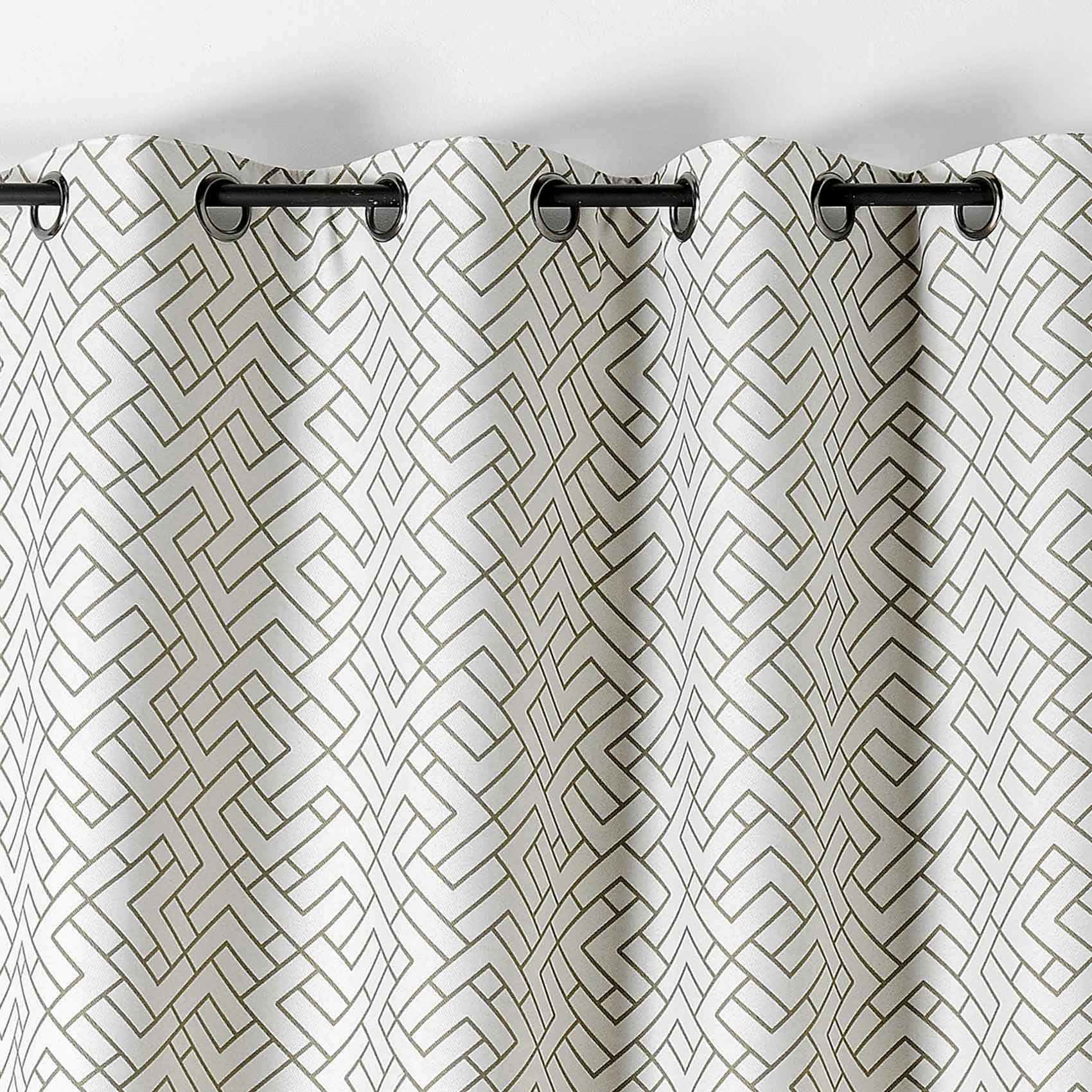 Rideau thermique imprimé graphique — vue 3