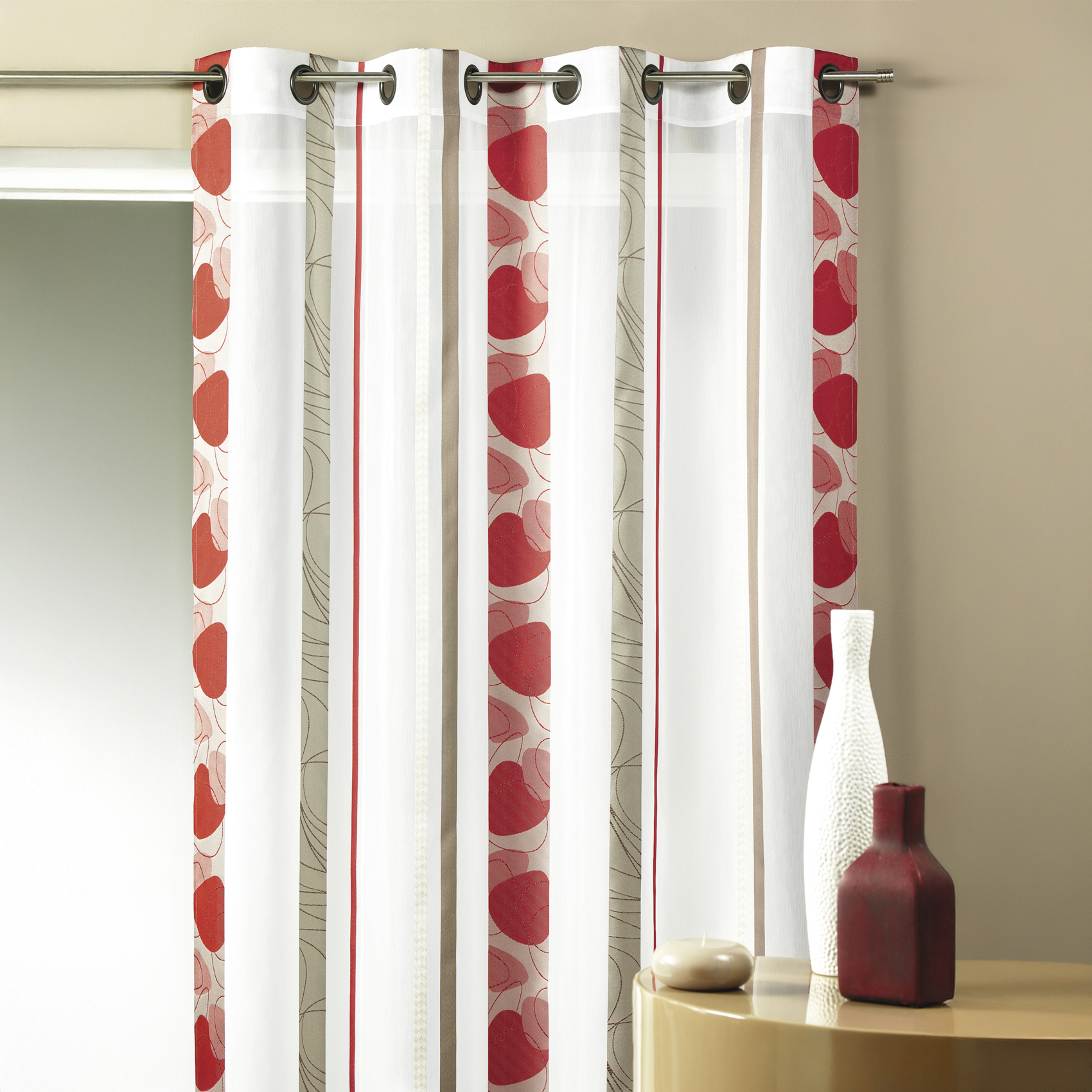 Voilage en jacquard fantaisie