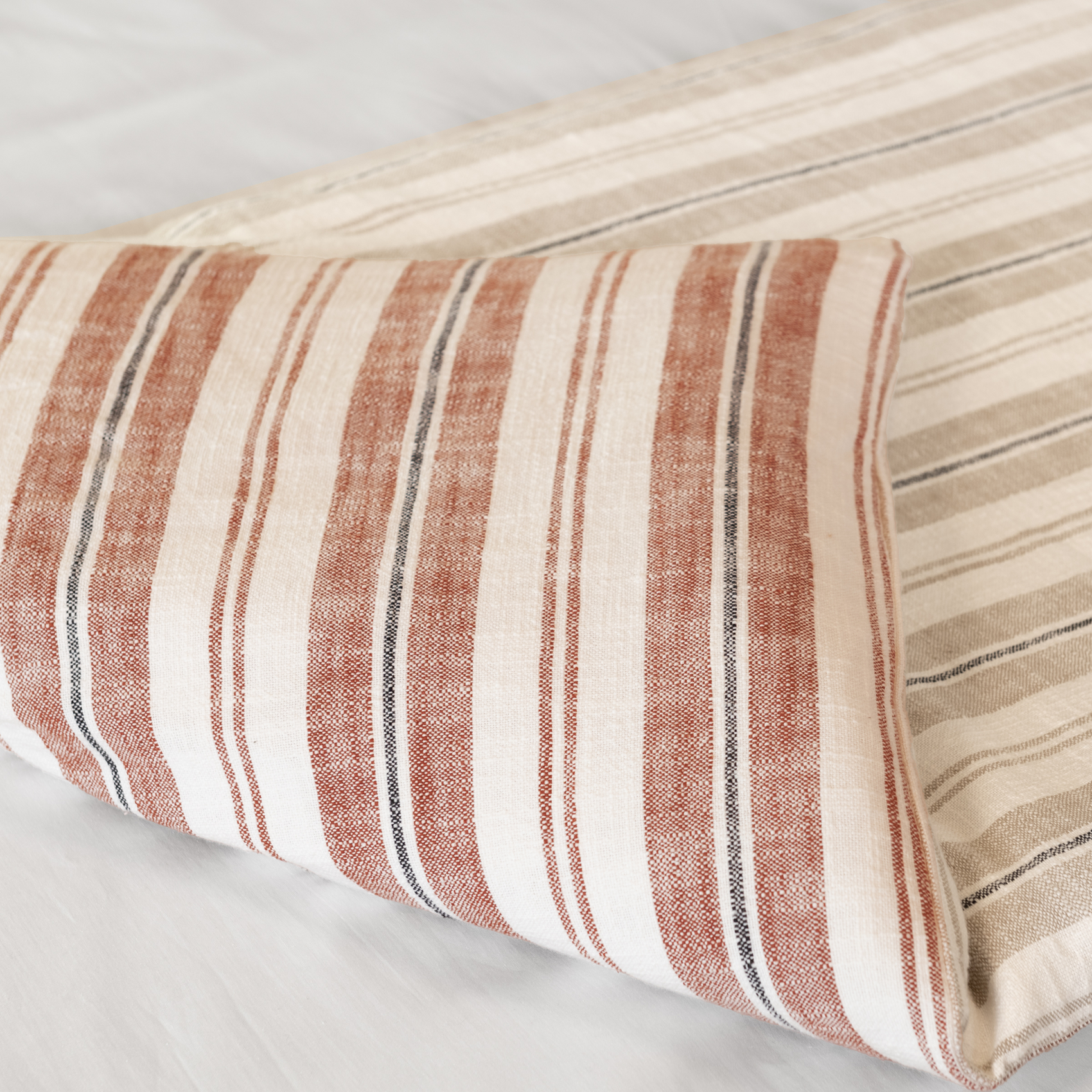 Édredon 100% coton rayures tapissier deux faces LOURMARIN — vue 4