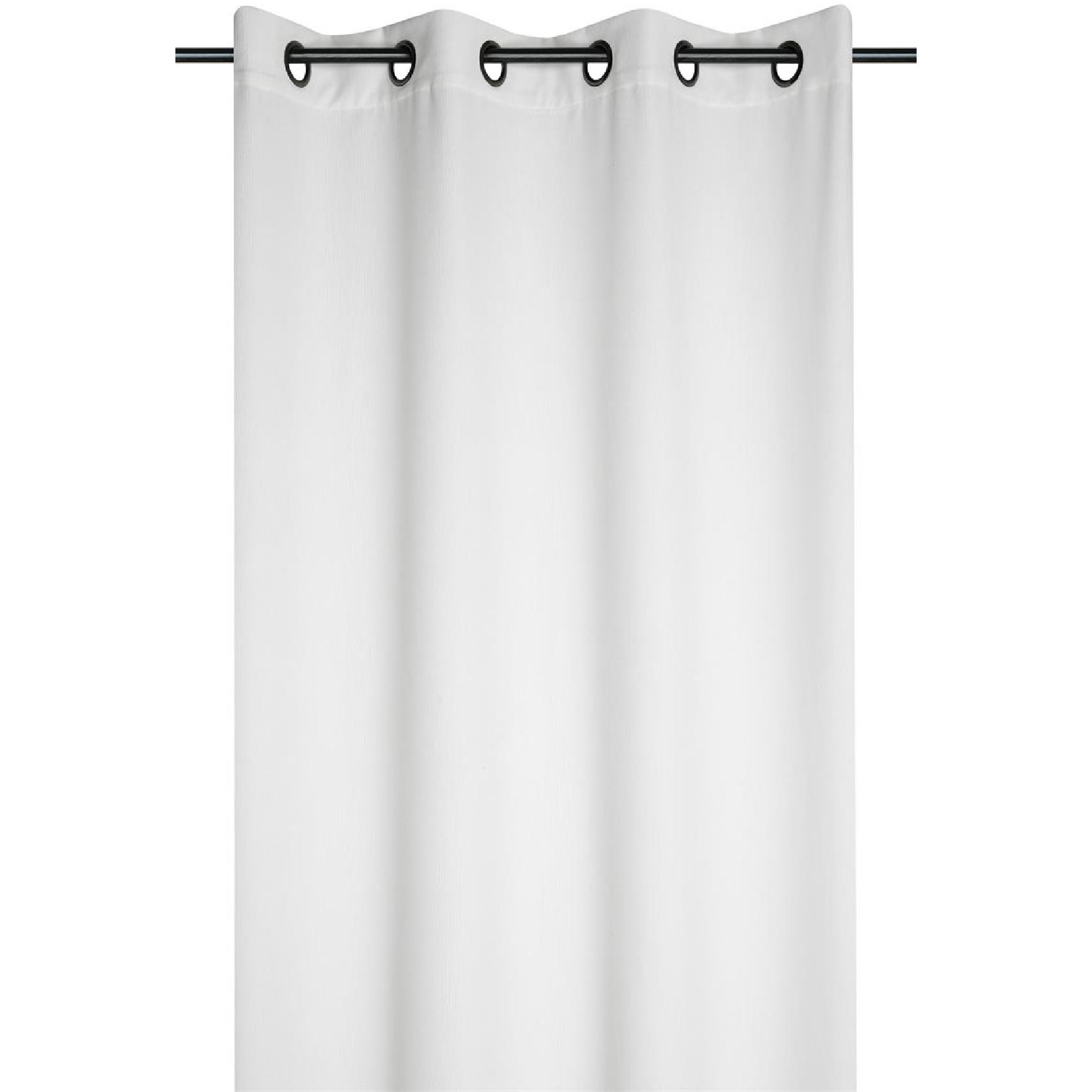 Rideau à oeillets en velours côtelé