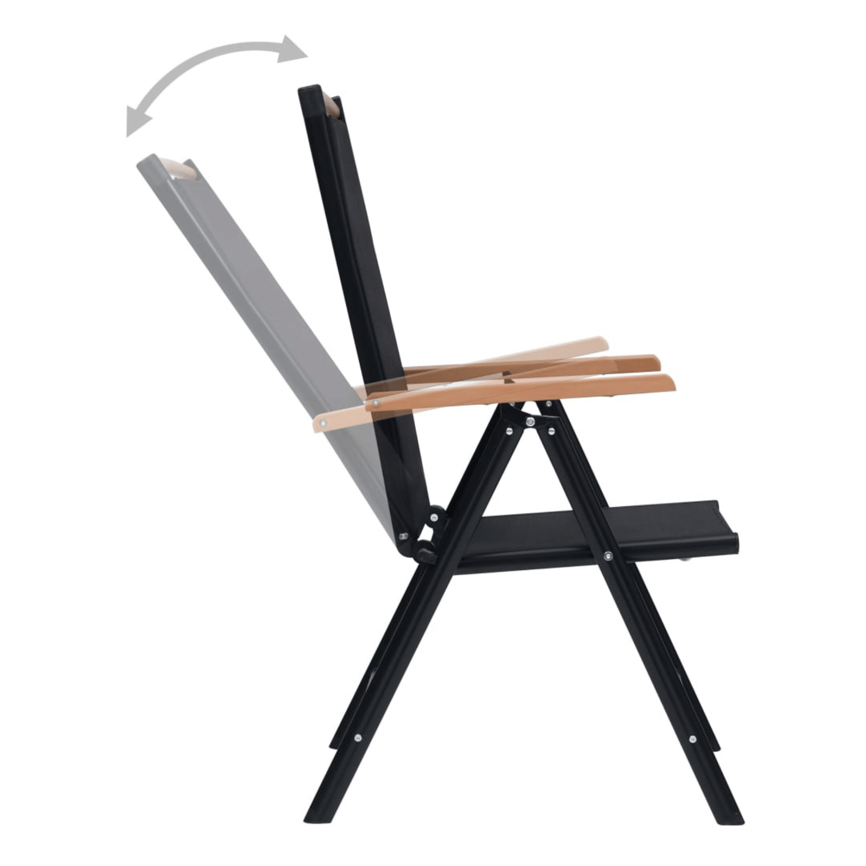 Duo de chaises de jardin pliables — vue 6