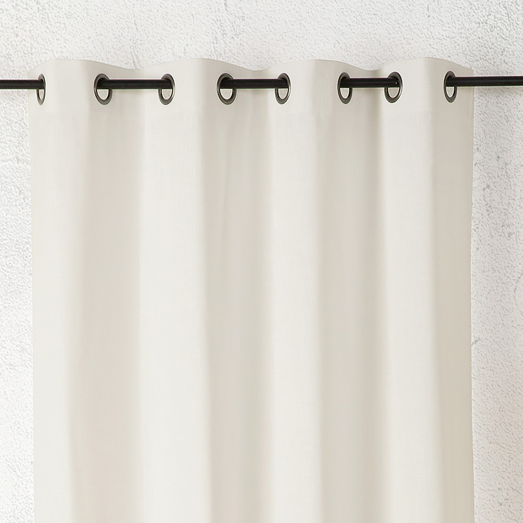 Rideau aspect lin à oeillets — vue 4