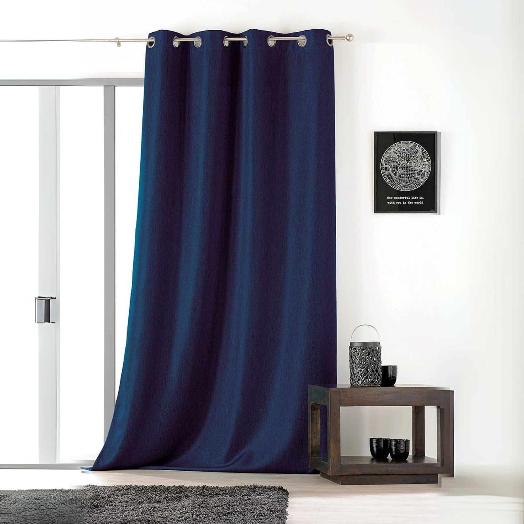 Rideau uni avec oeillets — vue 4