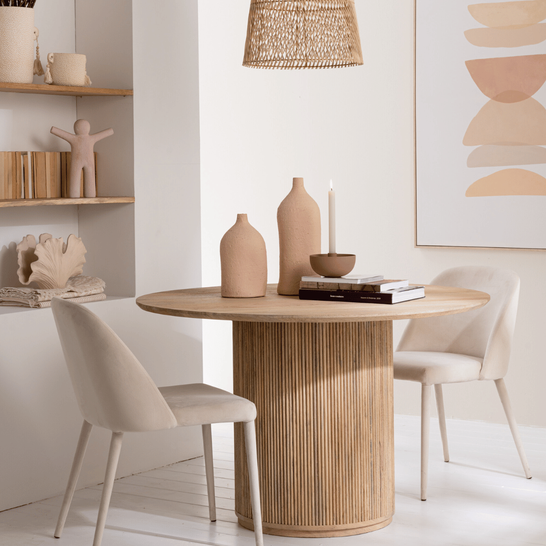 Table en bois de manguier naturel J-Line — vue 4