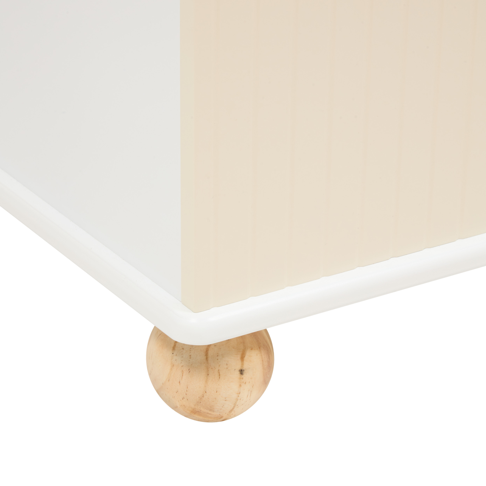 Coffre à jouets enfant avec roulettes et couvercle — vue 3