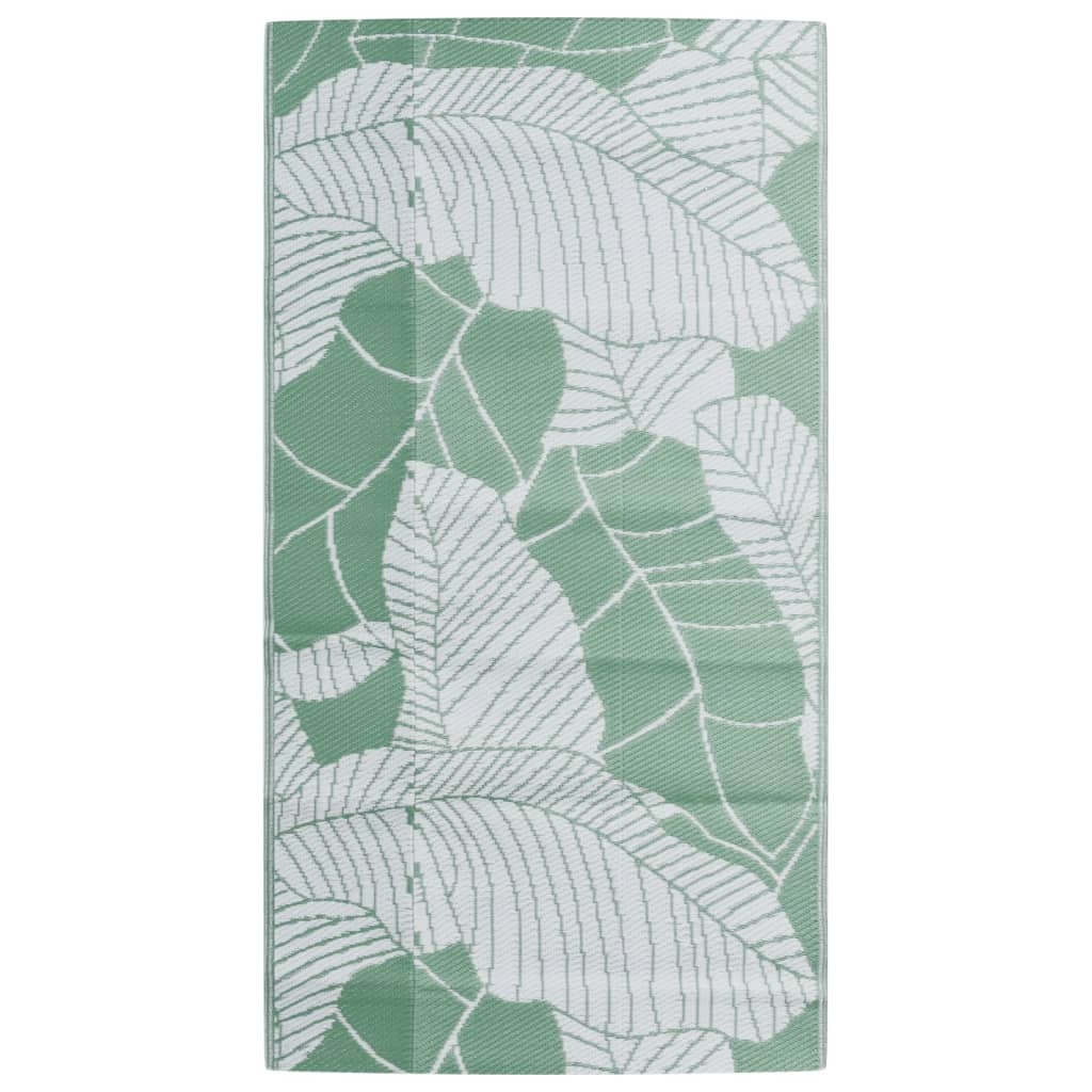 Tapis d’extérieur réversible motif feuillage