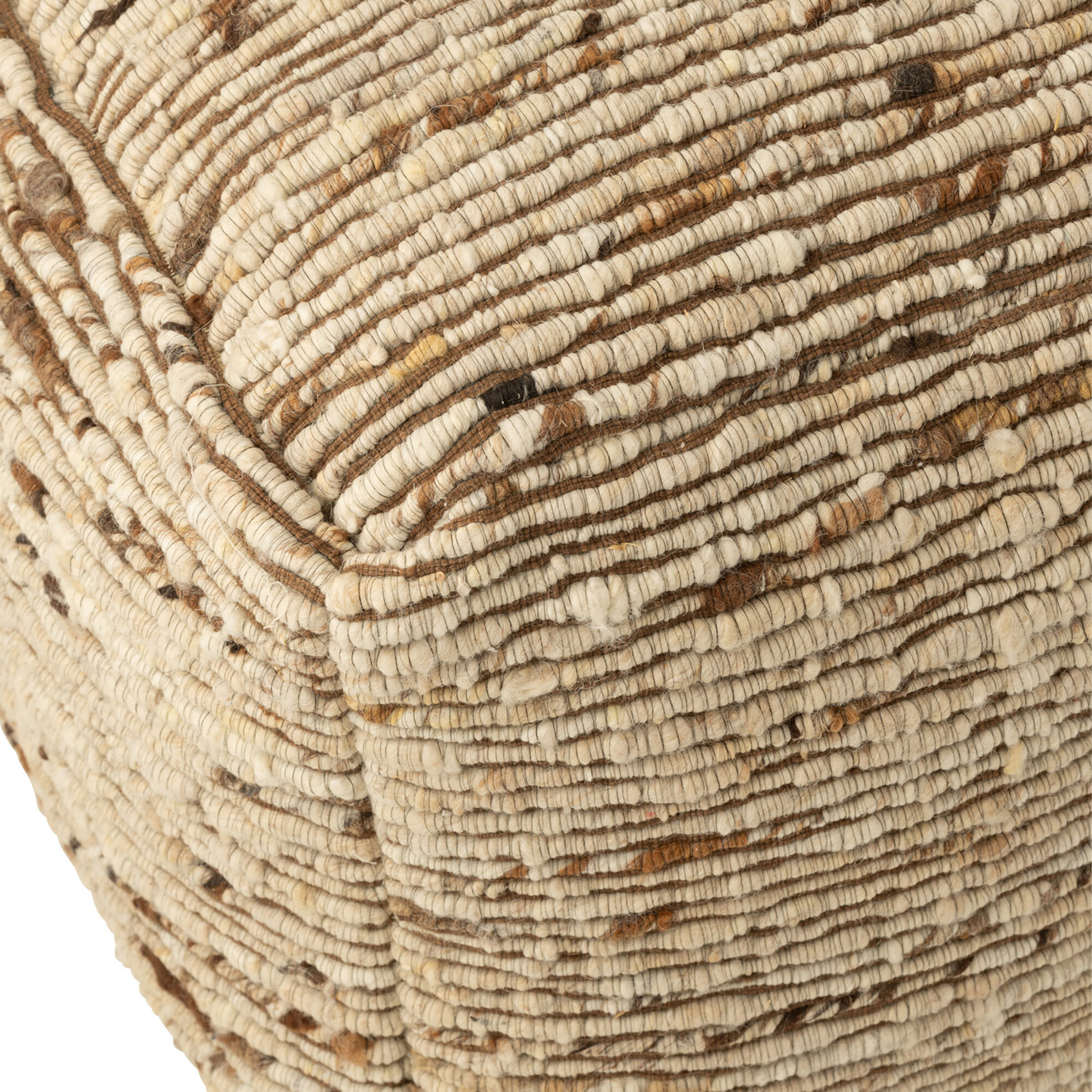 Pouf tissé en laine — vue 5