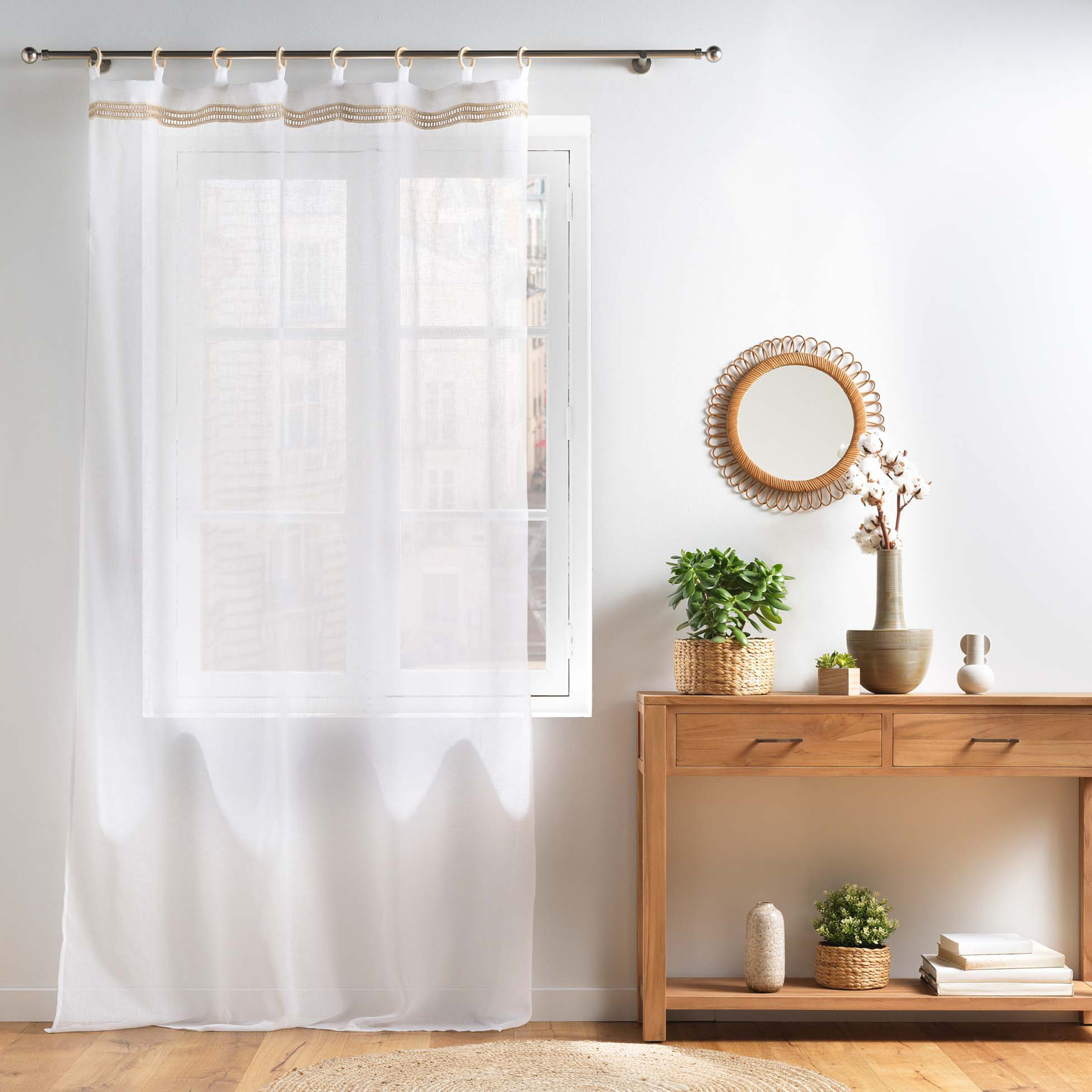 Voilages à œillets bois — vue 4