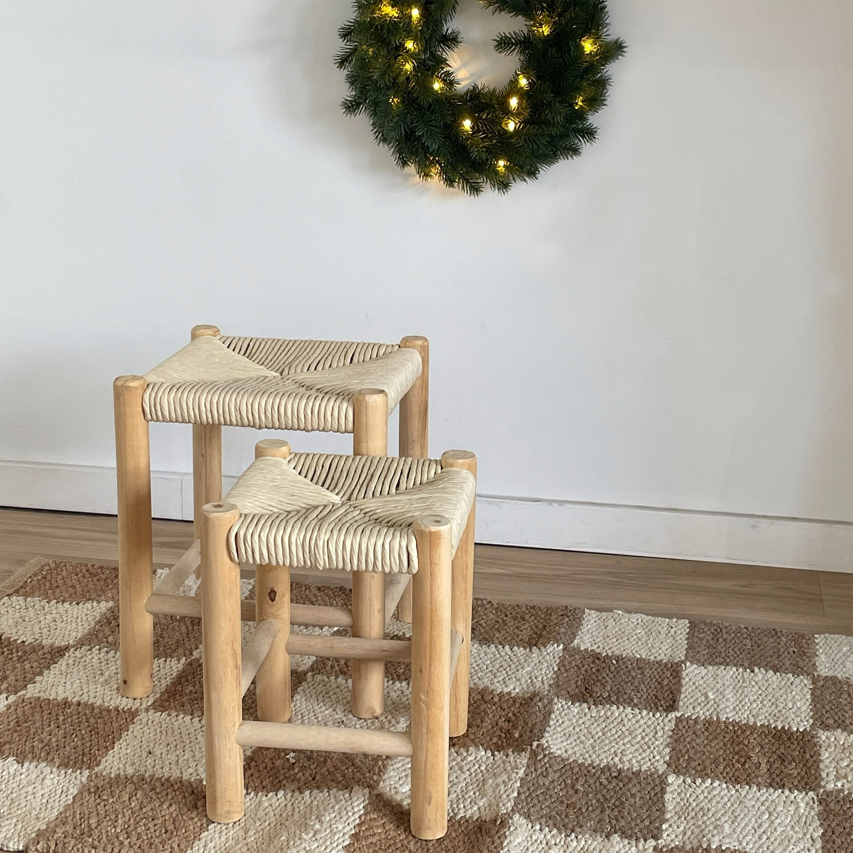 Set de 2 tabourets — vue 4