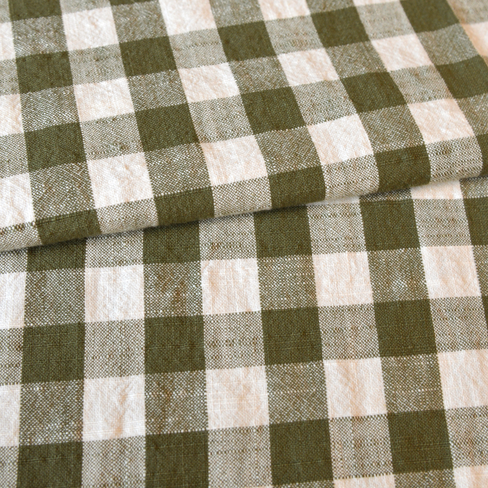 Tissu 100% coton Vichy LOURMARIN — vue 3