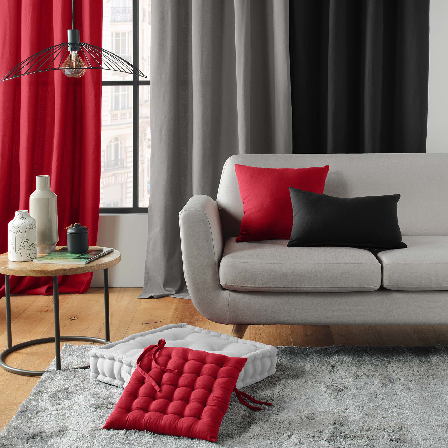 Assise matelassée en coton et polyester recyclé — vue 5